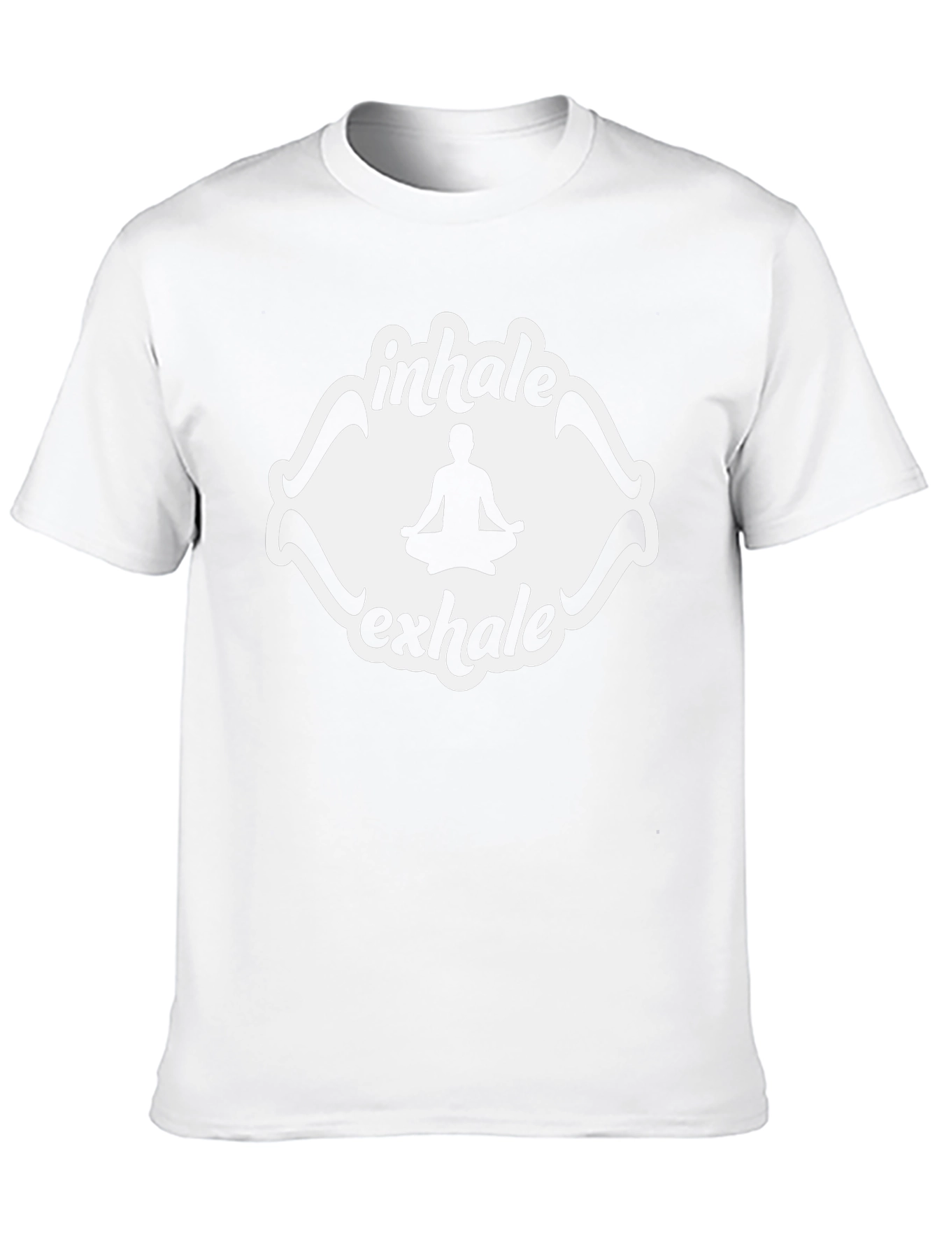 Inhale Exhale Yoga Meditation Black T-Shirt
