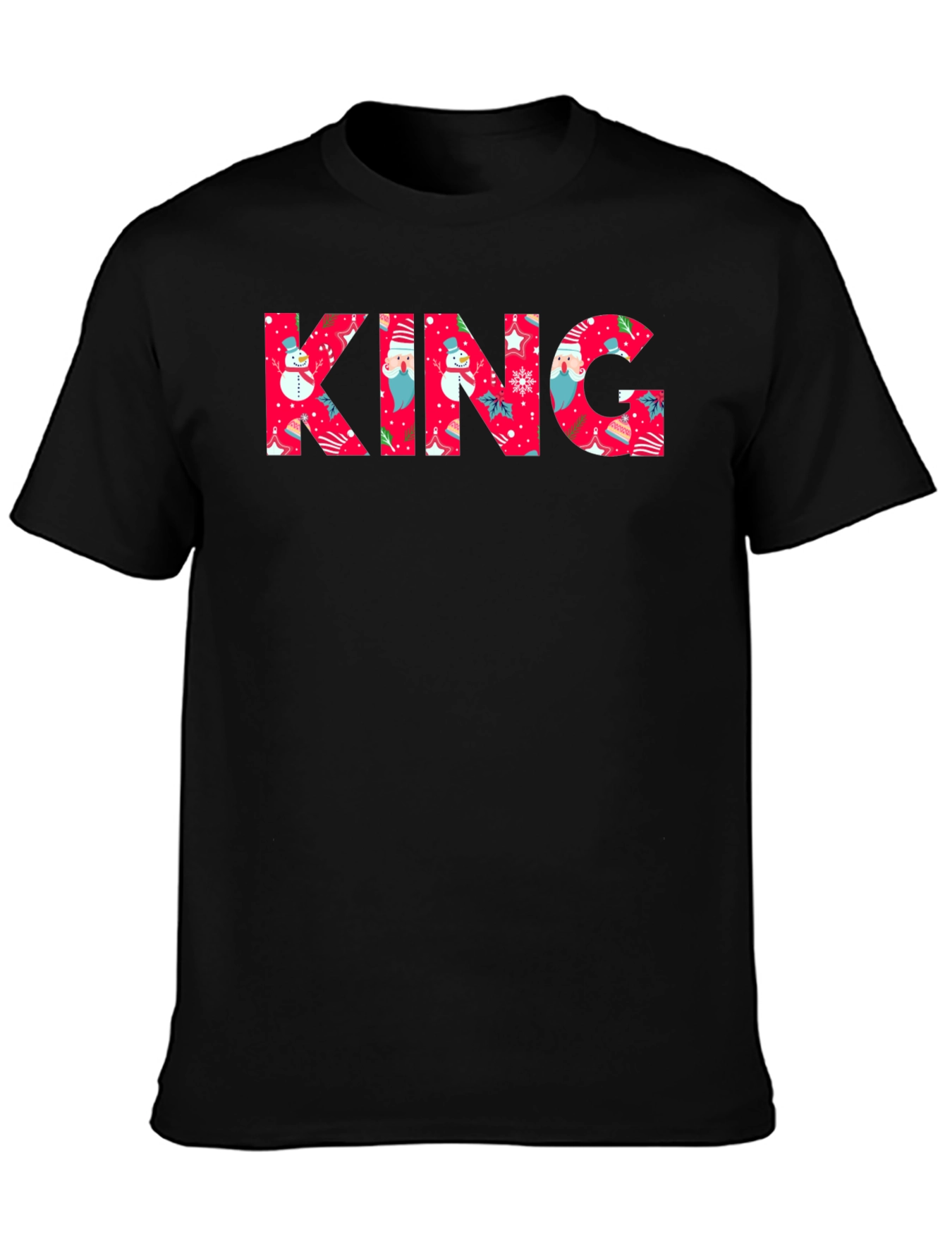 Festive King Graphic Tee - Holiday Edition