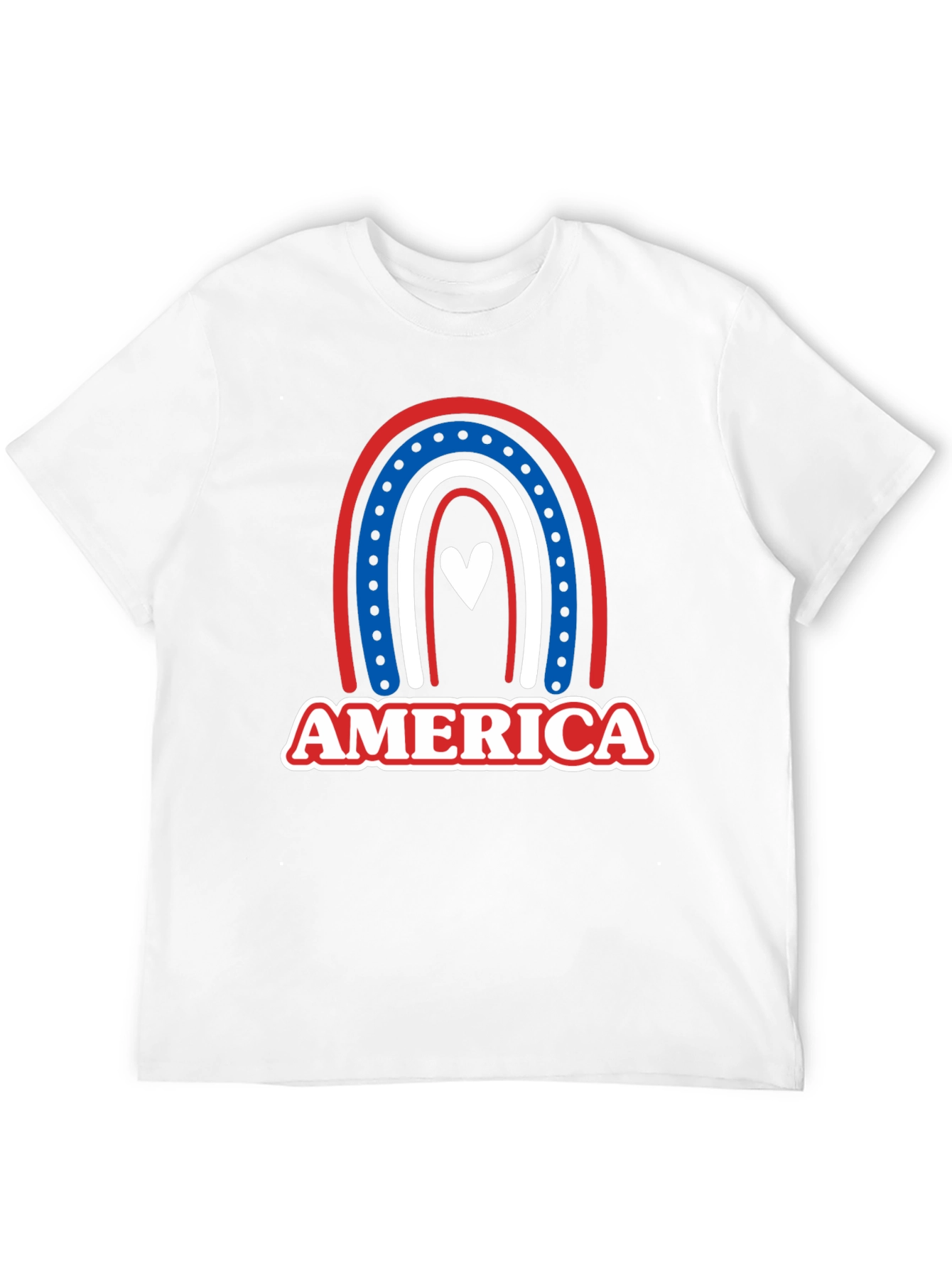 America Rainbow Patriotic T-Shirt
