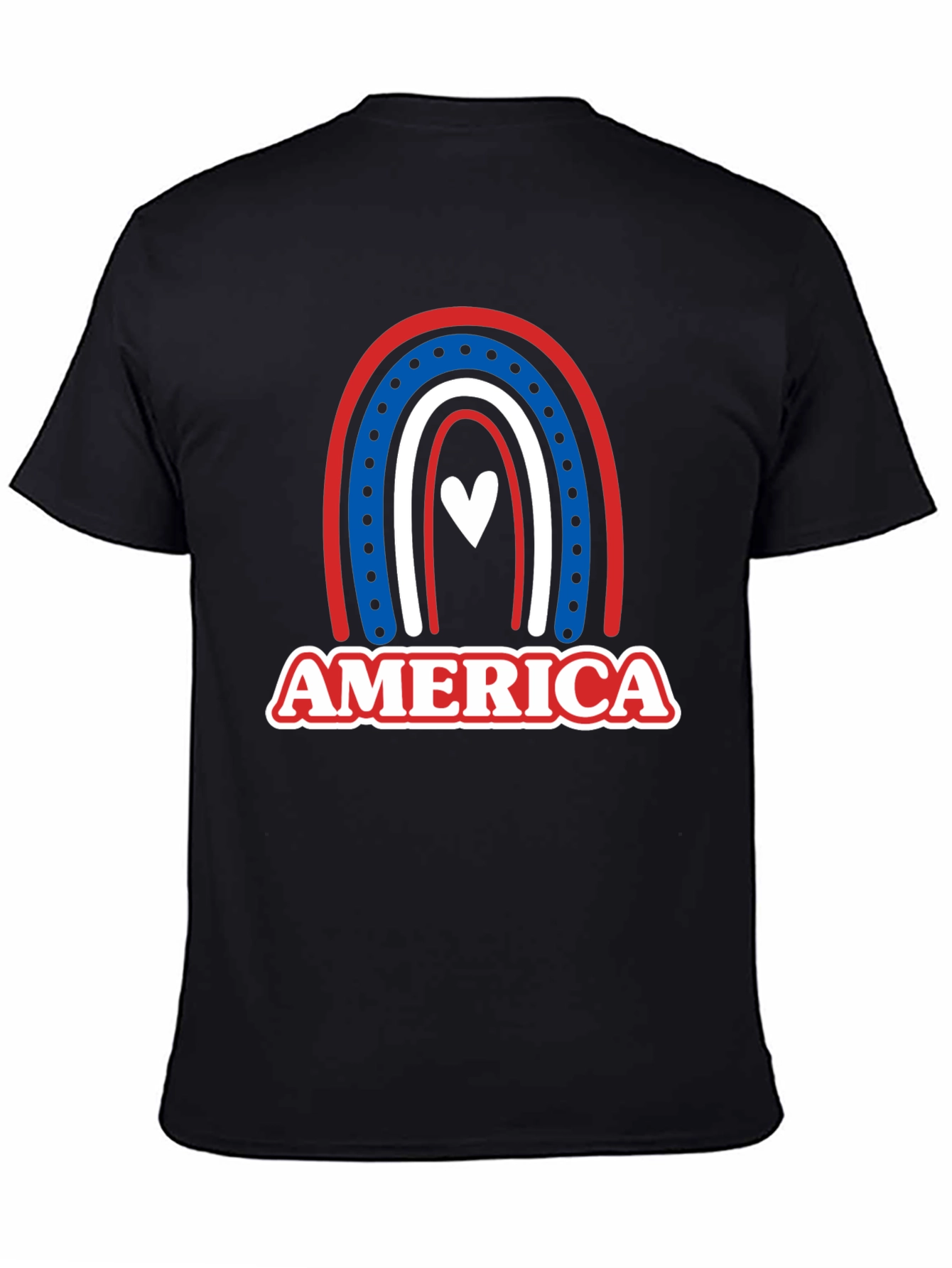America Rainbow Patriotic T-Shirt