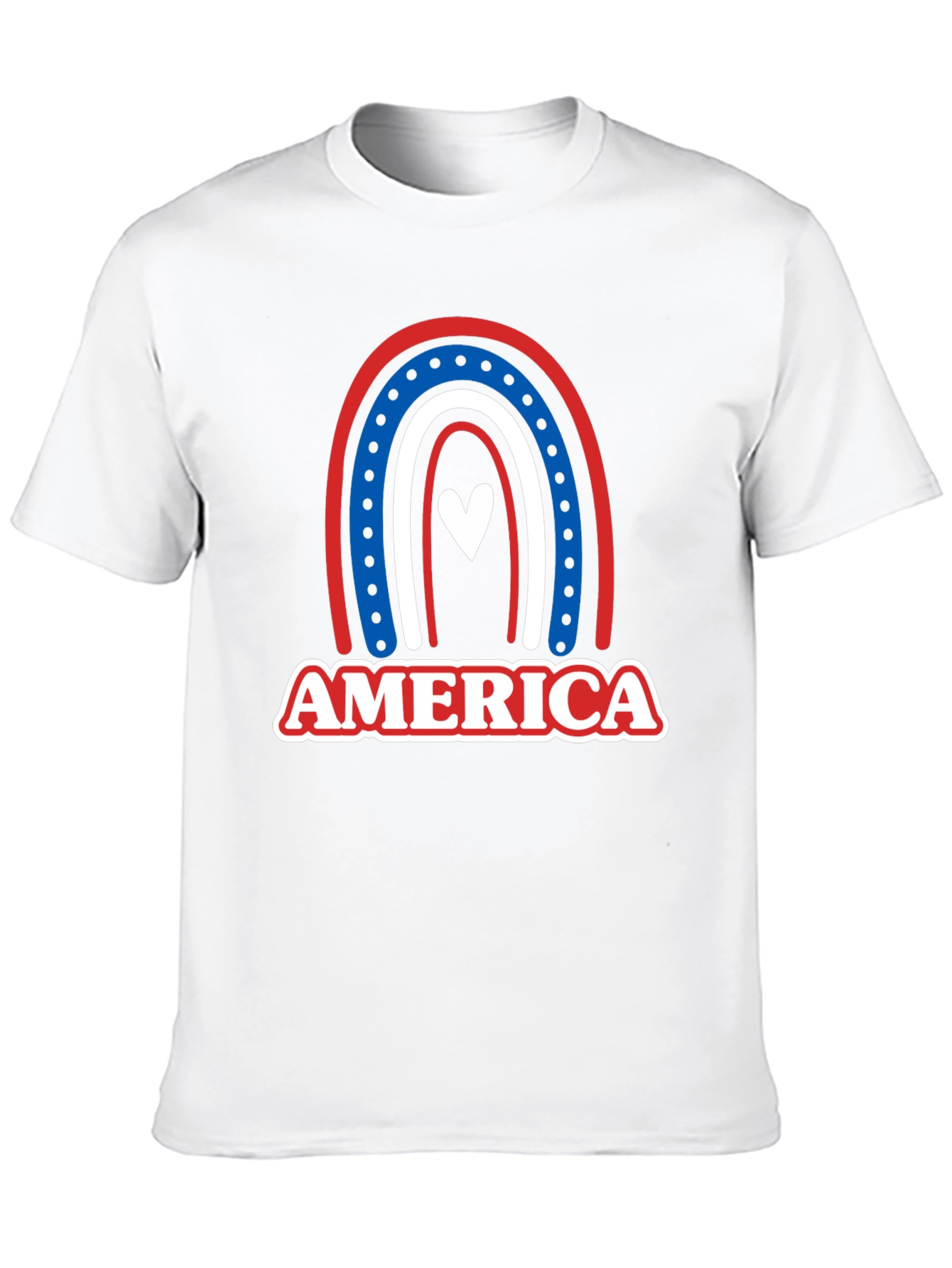 America Rainbow Patriotic T-Shirt