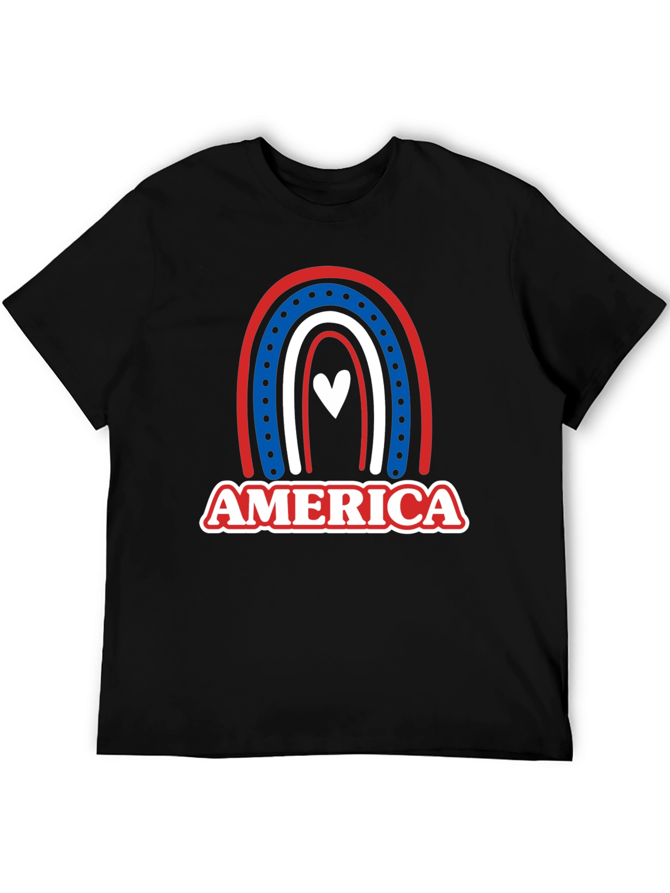 America Rainbow Patriotic T-Shirt