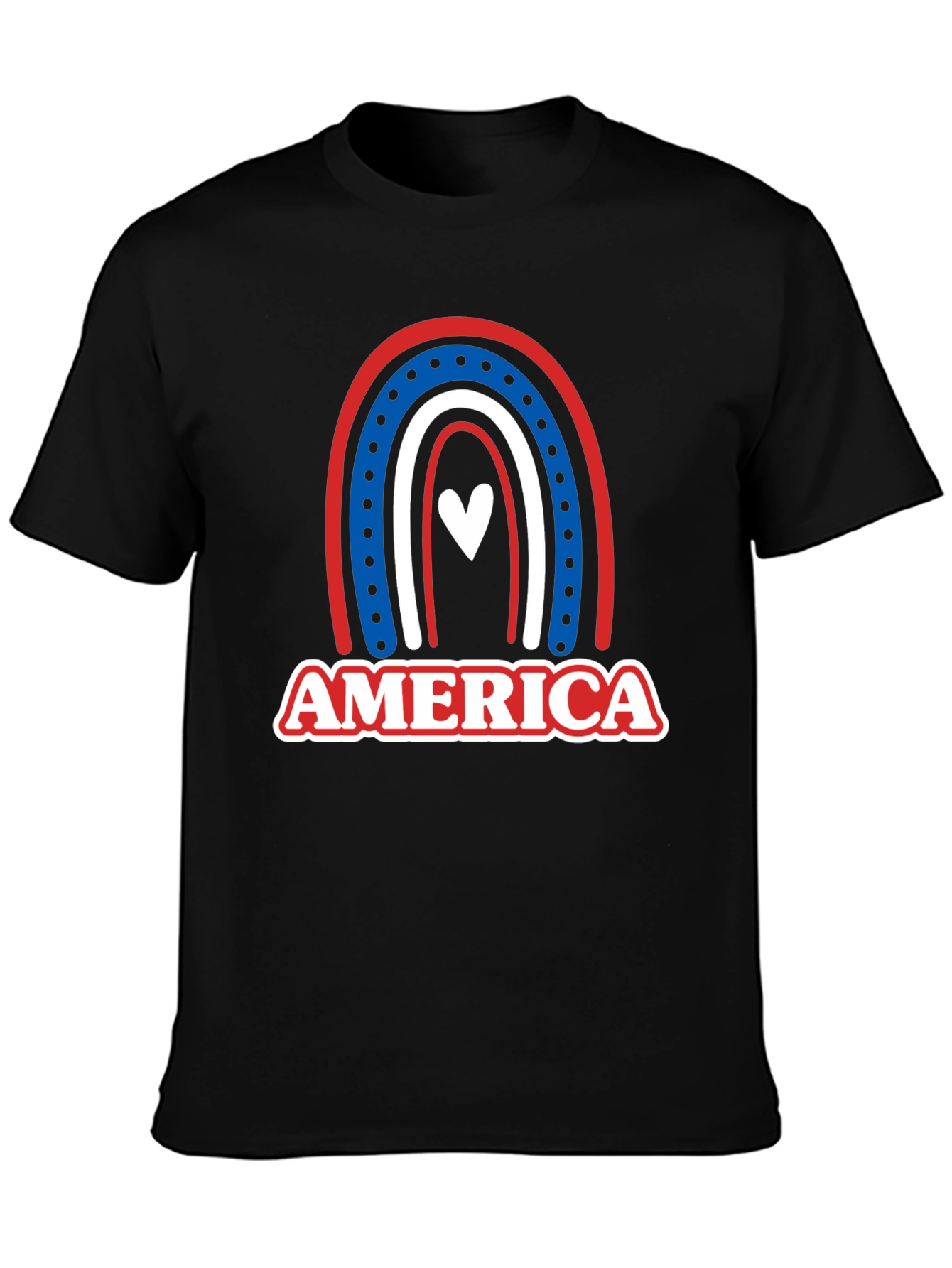 America Rainbow Patriotic T-Shirt