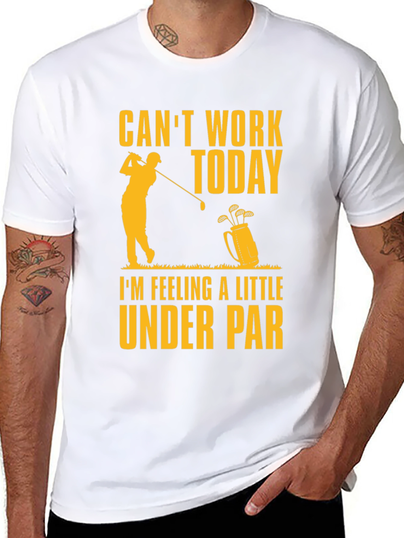 Cant Work Today Under Par Golf T-Shirt