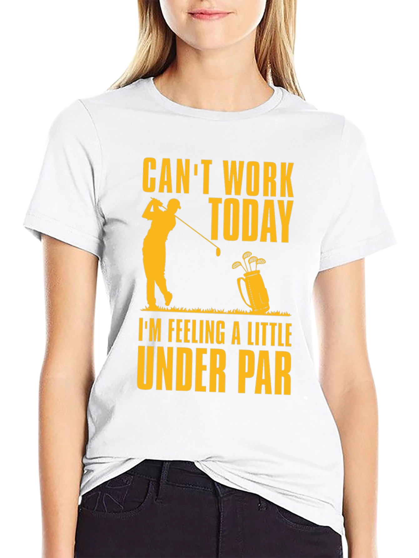 Cant Work Today Under Par Golf T-Shirt
