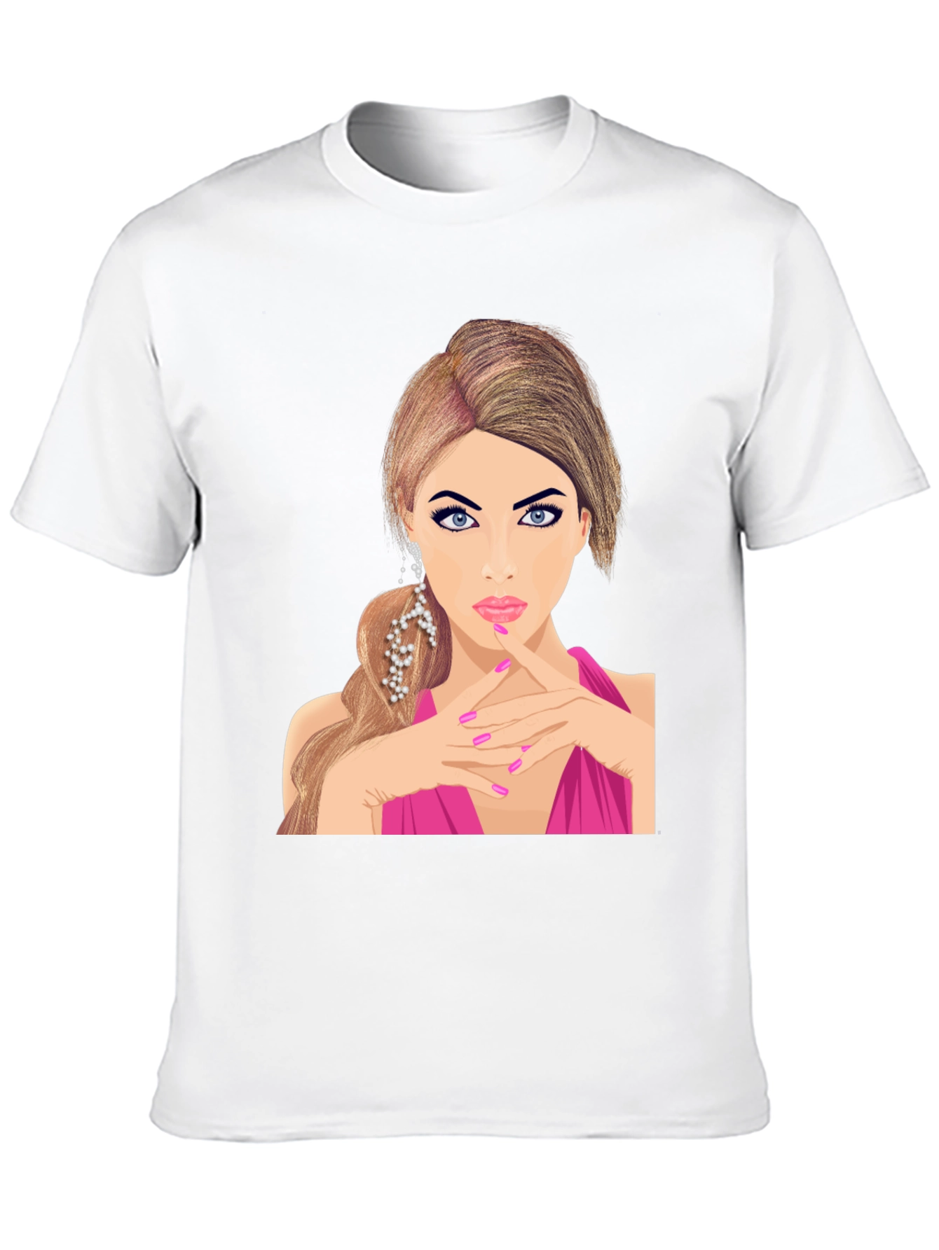 Woman Portrait Graphic T-Shirt - Unique Design