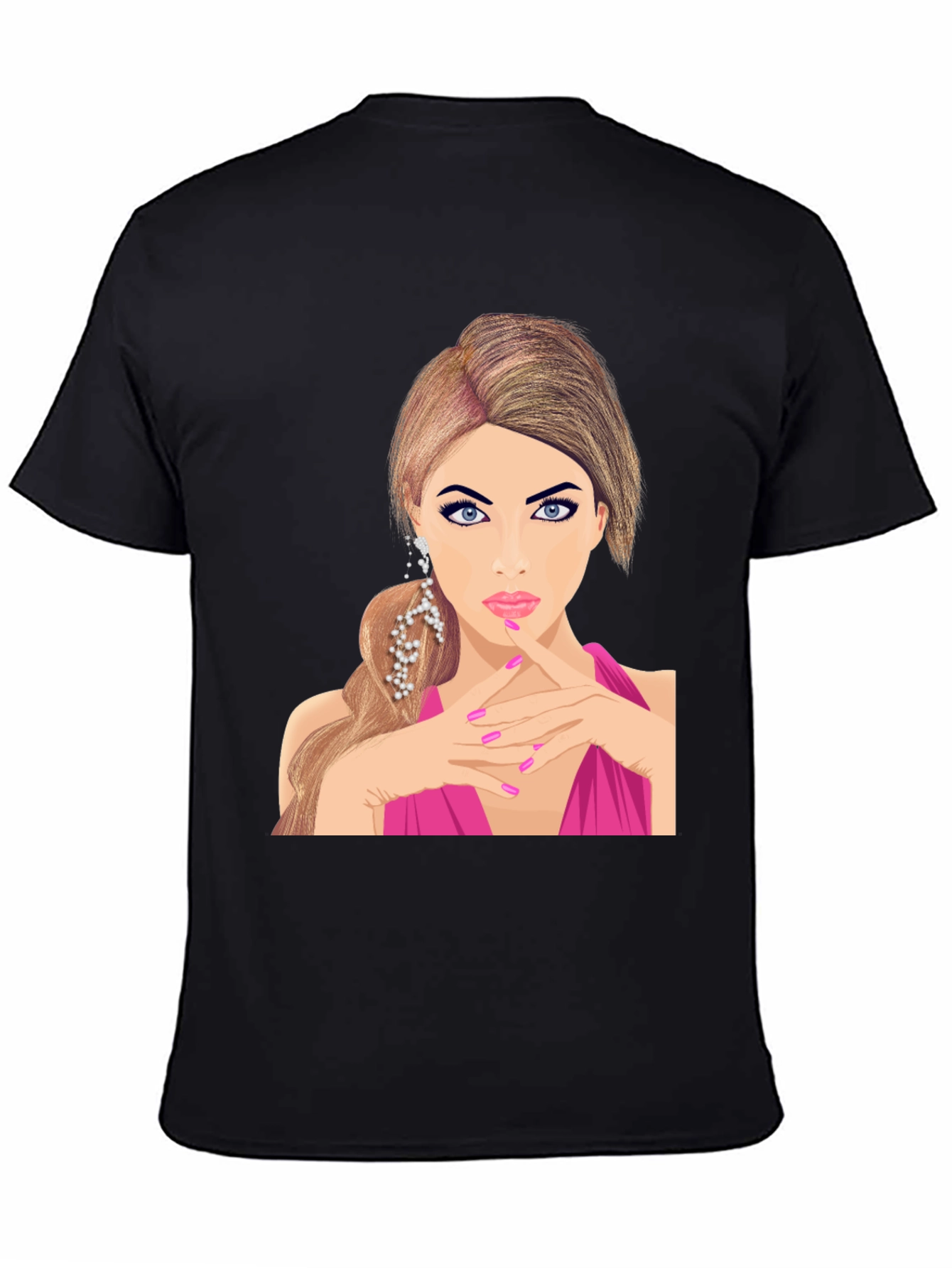 Woman Portrait Graphic T-Shirt - Unique Design