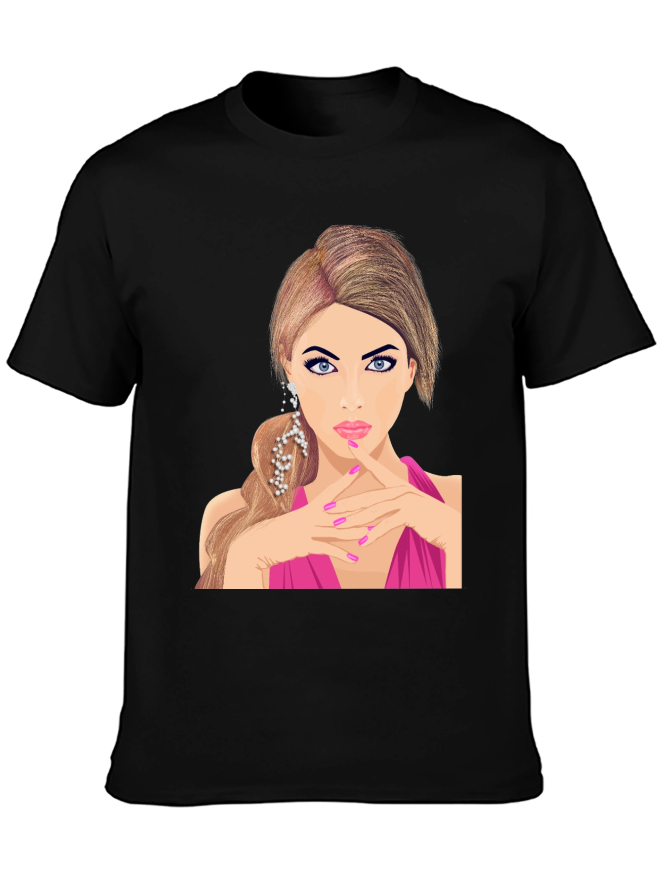 Woman Portrait Graphic T-Shirt - Unique Design