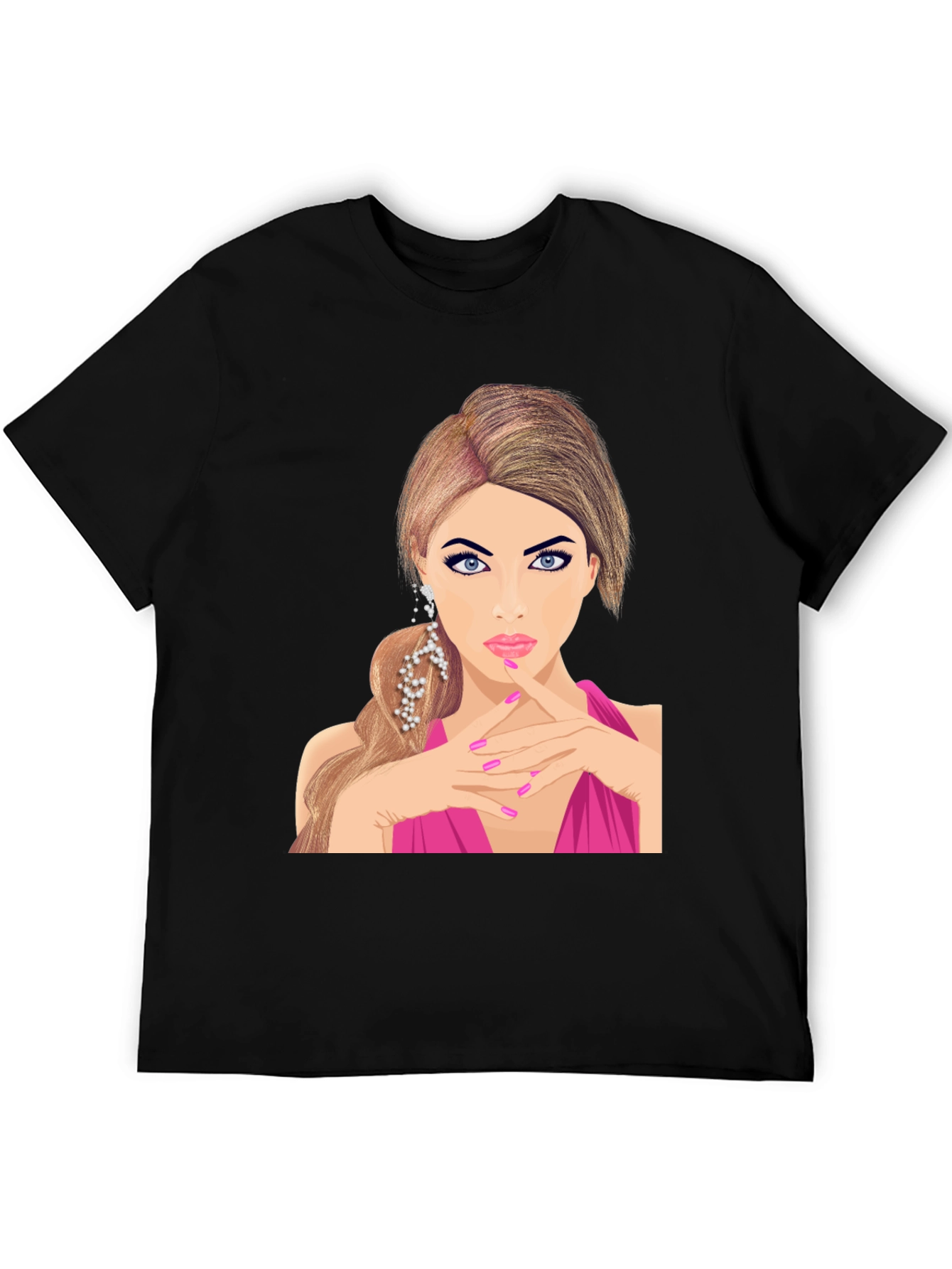 Woman Portrait Graphic T-Shirt - Unique Design