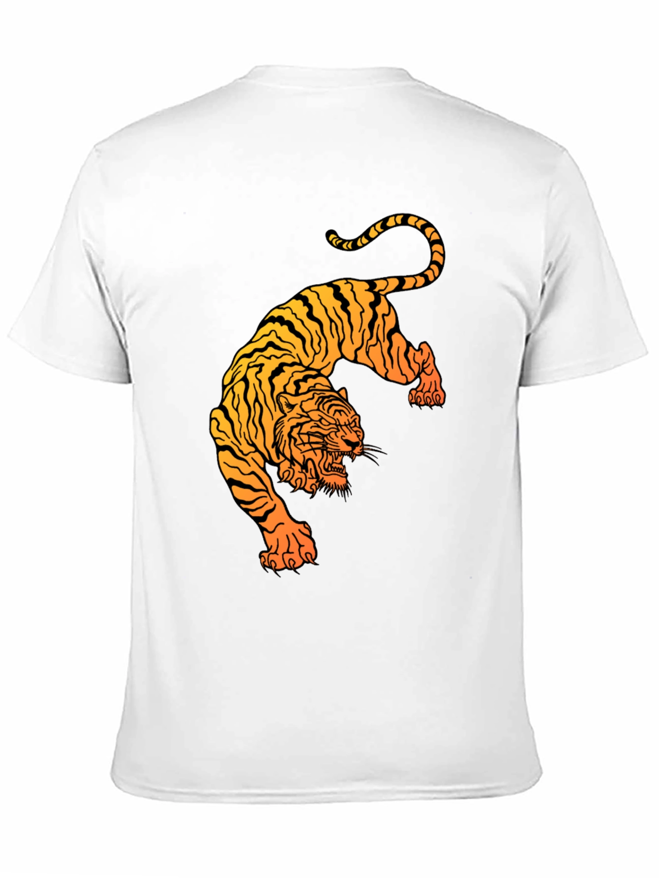 Black Tiger Graphic Tee - Stylish Mens T-Shirt