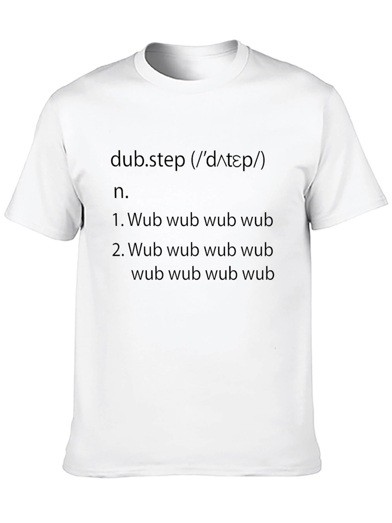 Dubstep Definition Graphic Tee - Music Lover T-Shirt