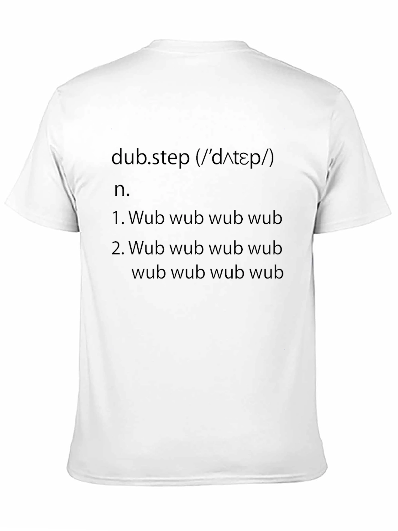 Dubstep Definition Graphic Tee - Music Lover T-Shirt