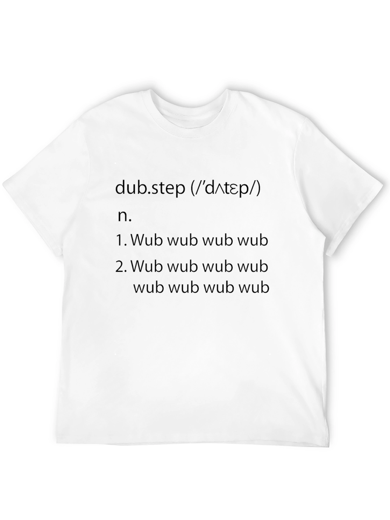 Dubstep Definition Graphic Tee - Music Lover T-Shirt