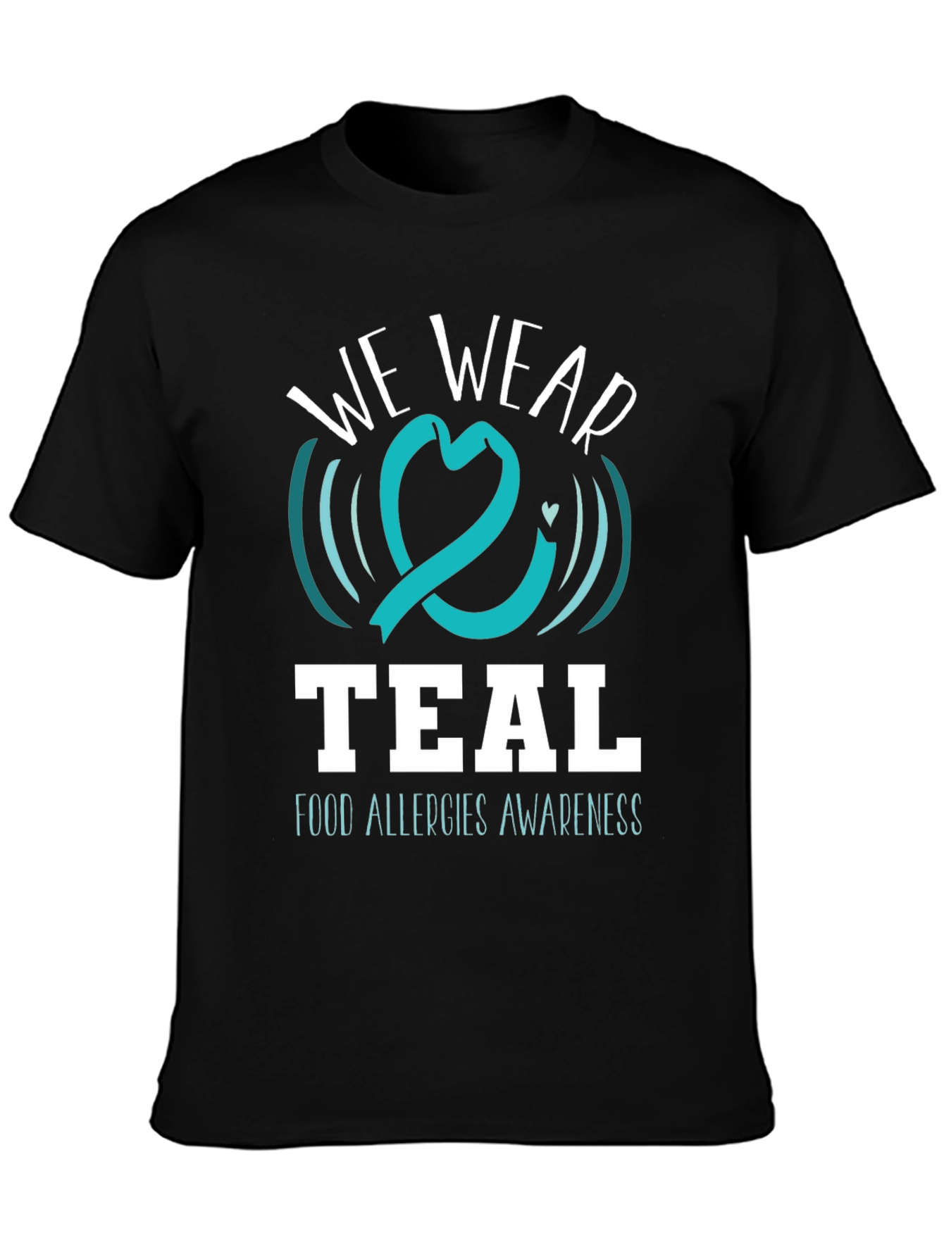 Teal Food Allergy Awareness T-Shirt