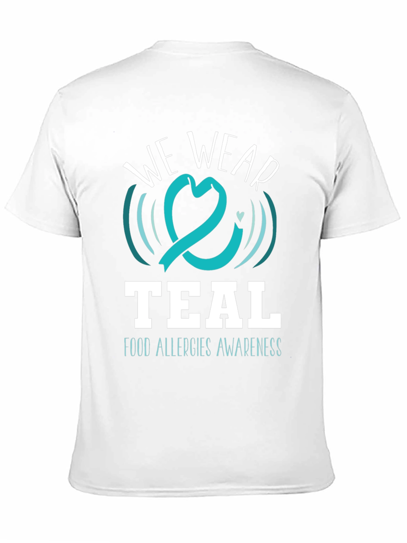 Teal Food Allergy Awareness T-Shirt