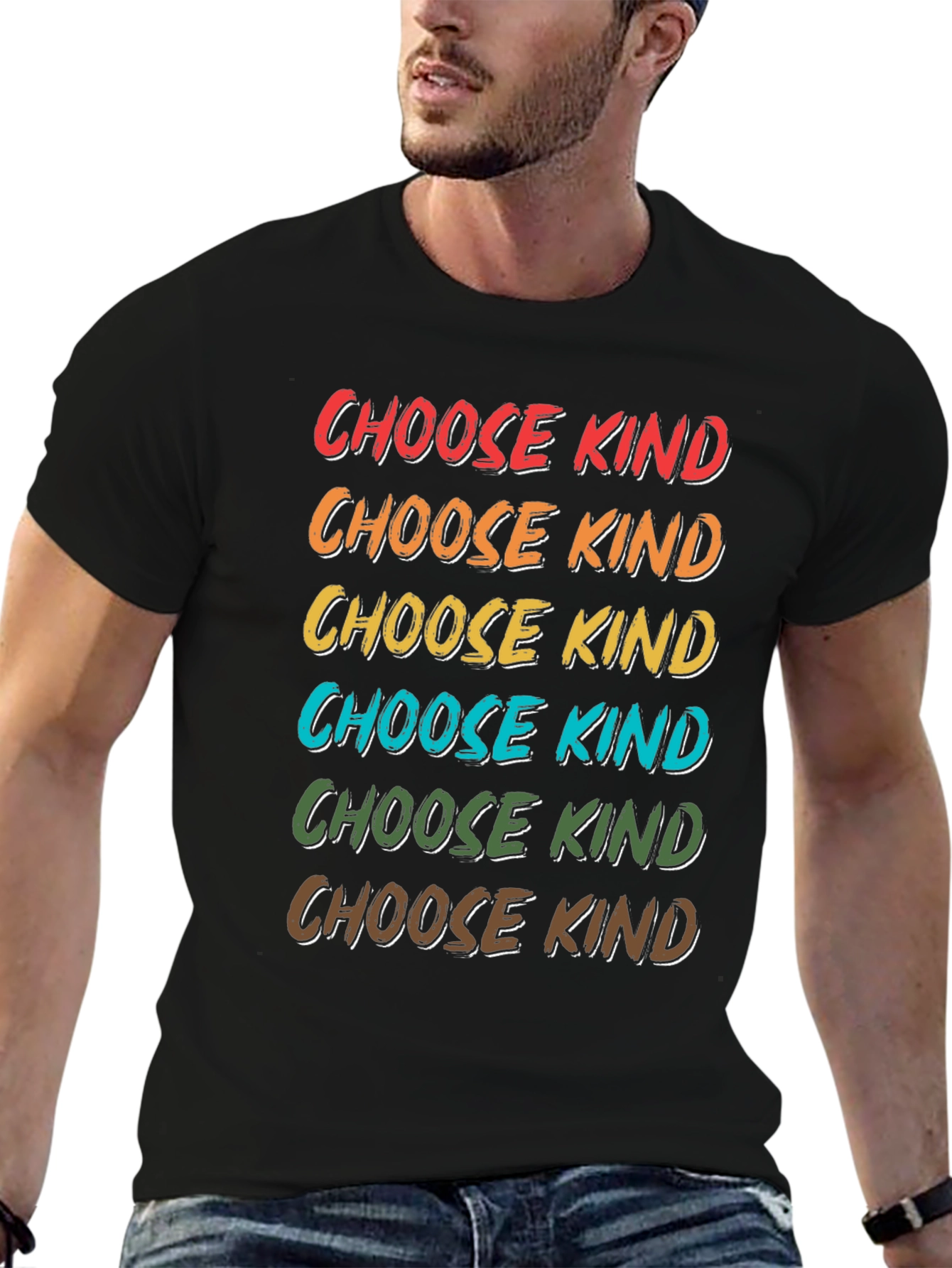 Choose Kind Graphic Tee - Positive Message T-Shirt