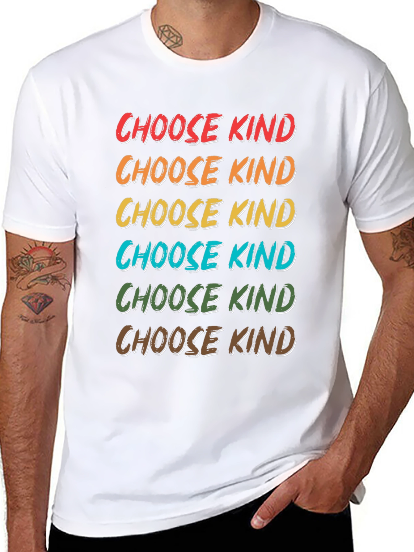 Choose Kind Graphic Tee - Positive Message T-Shirt