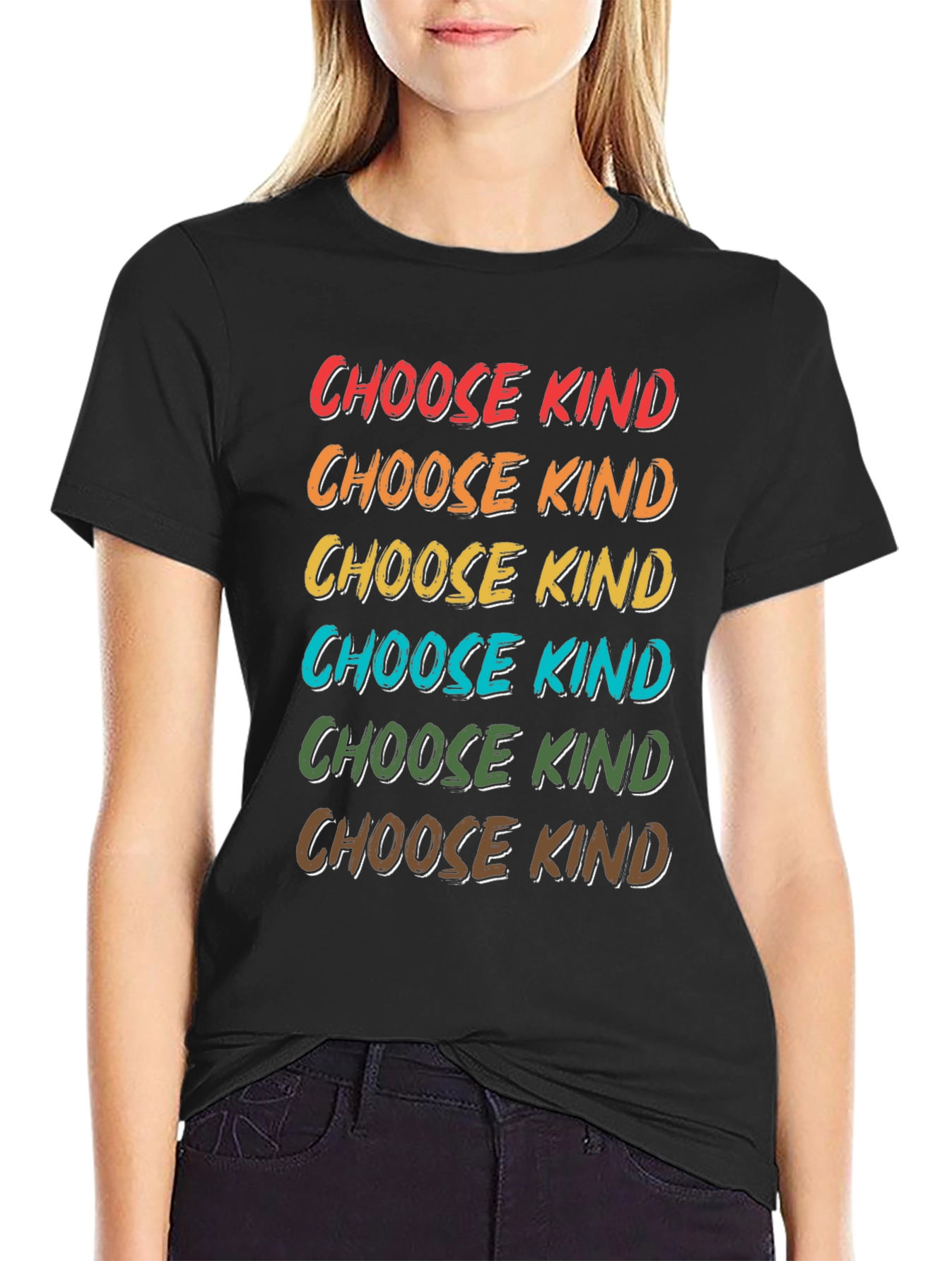 Choose Kind Graphic Tee - Positive Message T-Shirt