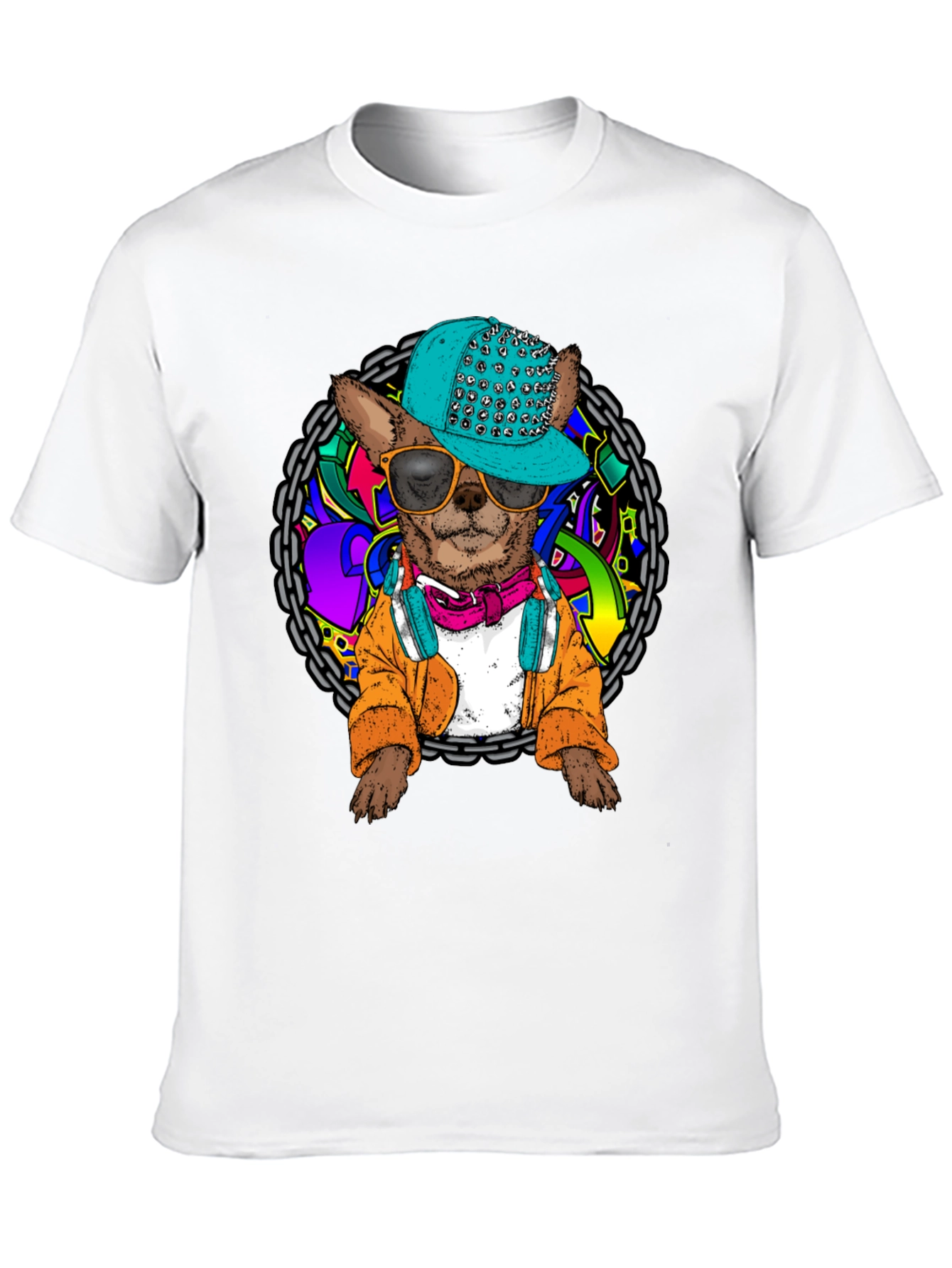 Dog DJ Graphic T-Shirt