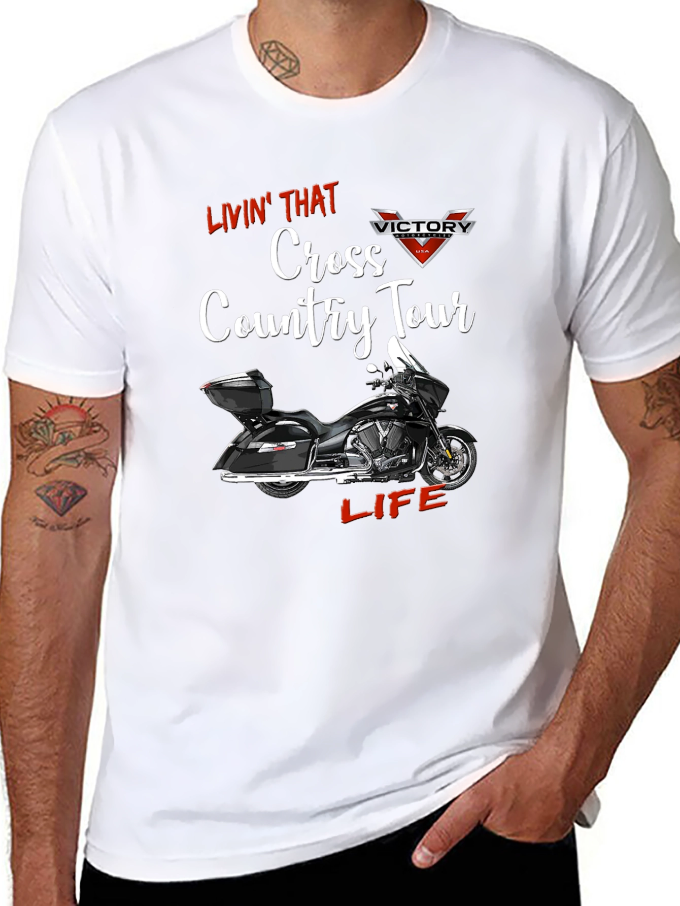 Cross Country Tour Life Graphic T-Shirt