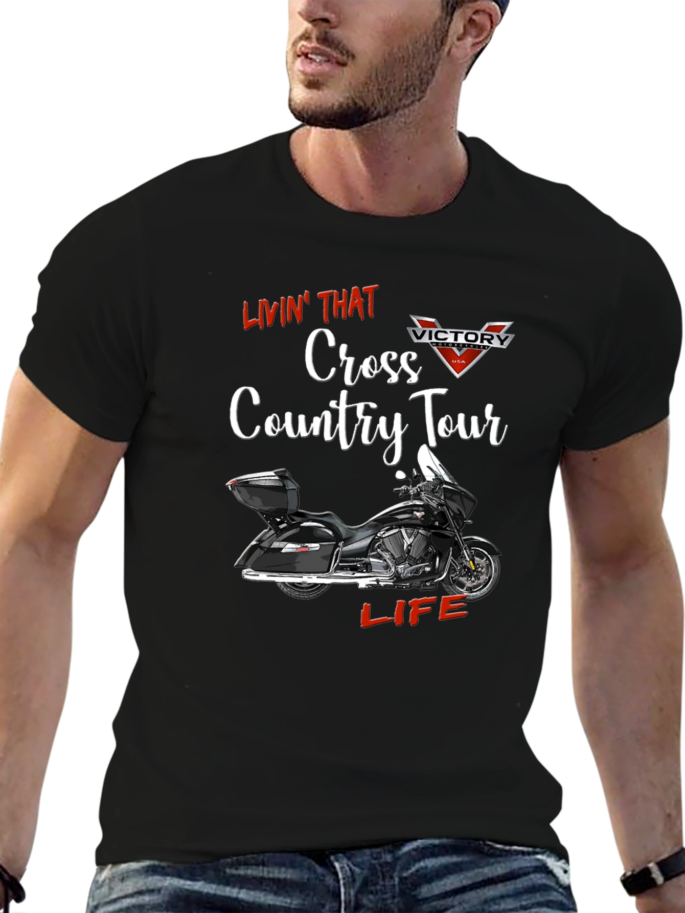 Cross Country Tour Life Graphic T-Shirt