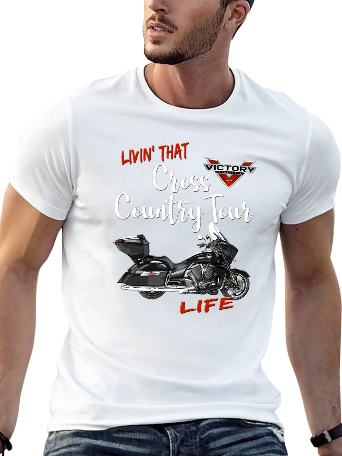 Cross Country Tour Life Graphic T-Shirt