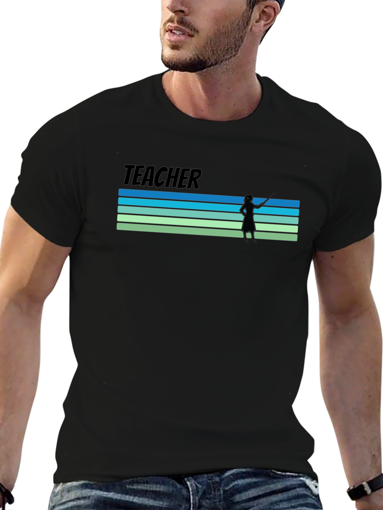 Retro Teacher Graphic T-Shirt