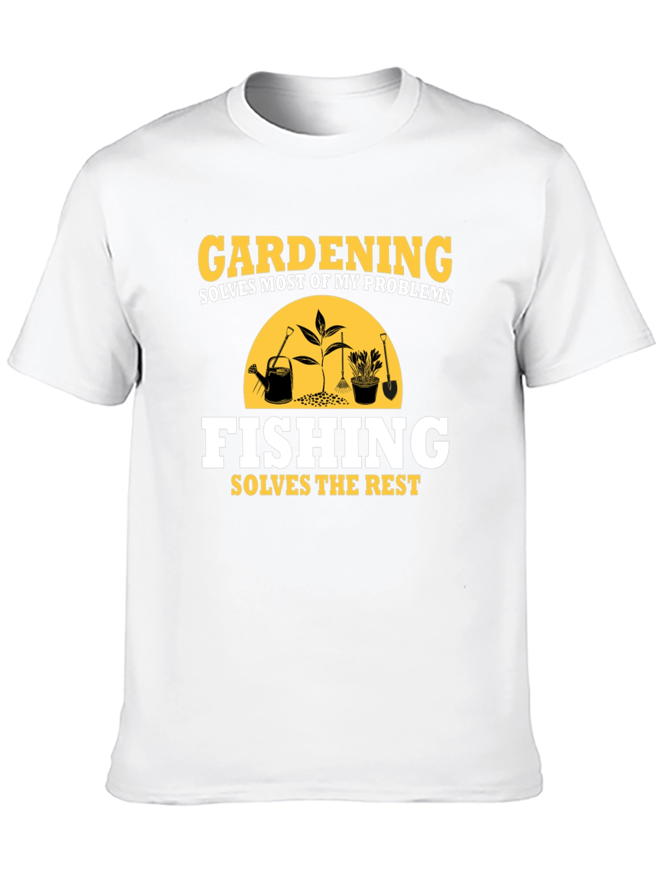 Gardening Fishing Graphic T-Shirt Hobby Tee