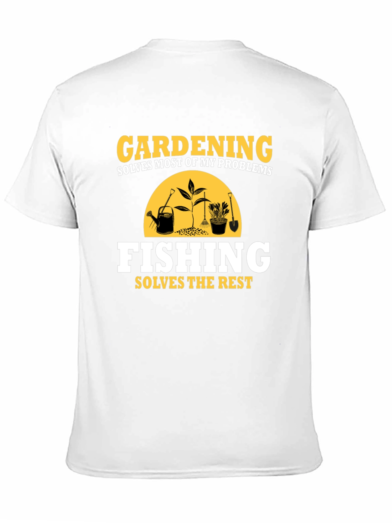 Gardening Fishing Graphic T-Shirt Hobby Tee