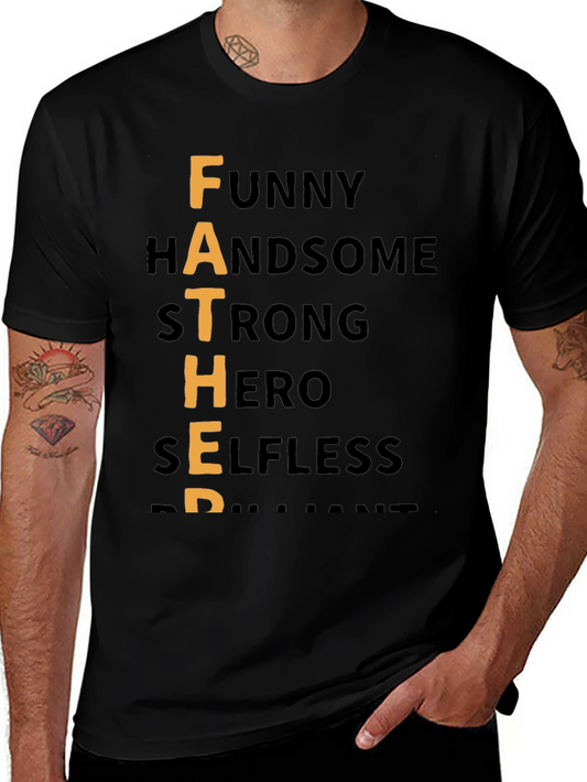 Father Funny Handsome Hero T-Shirt