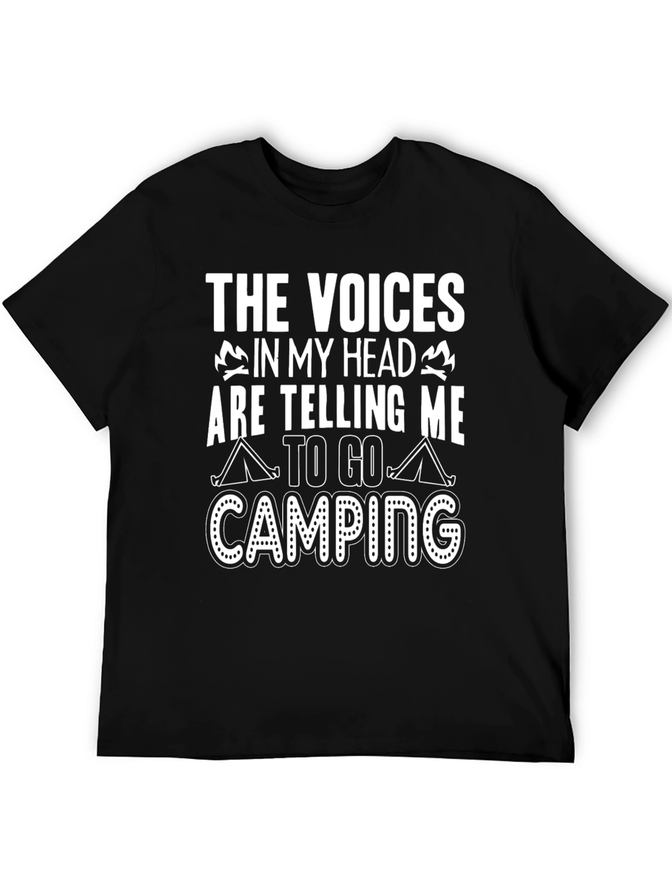 Camping T-Shirt - The Voices In My Head Tee