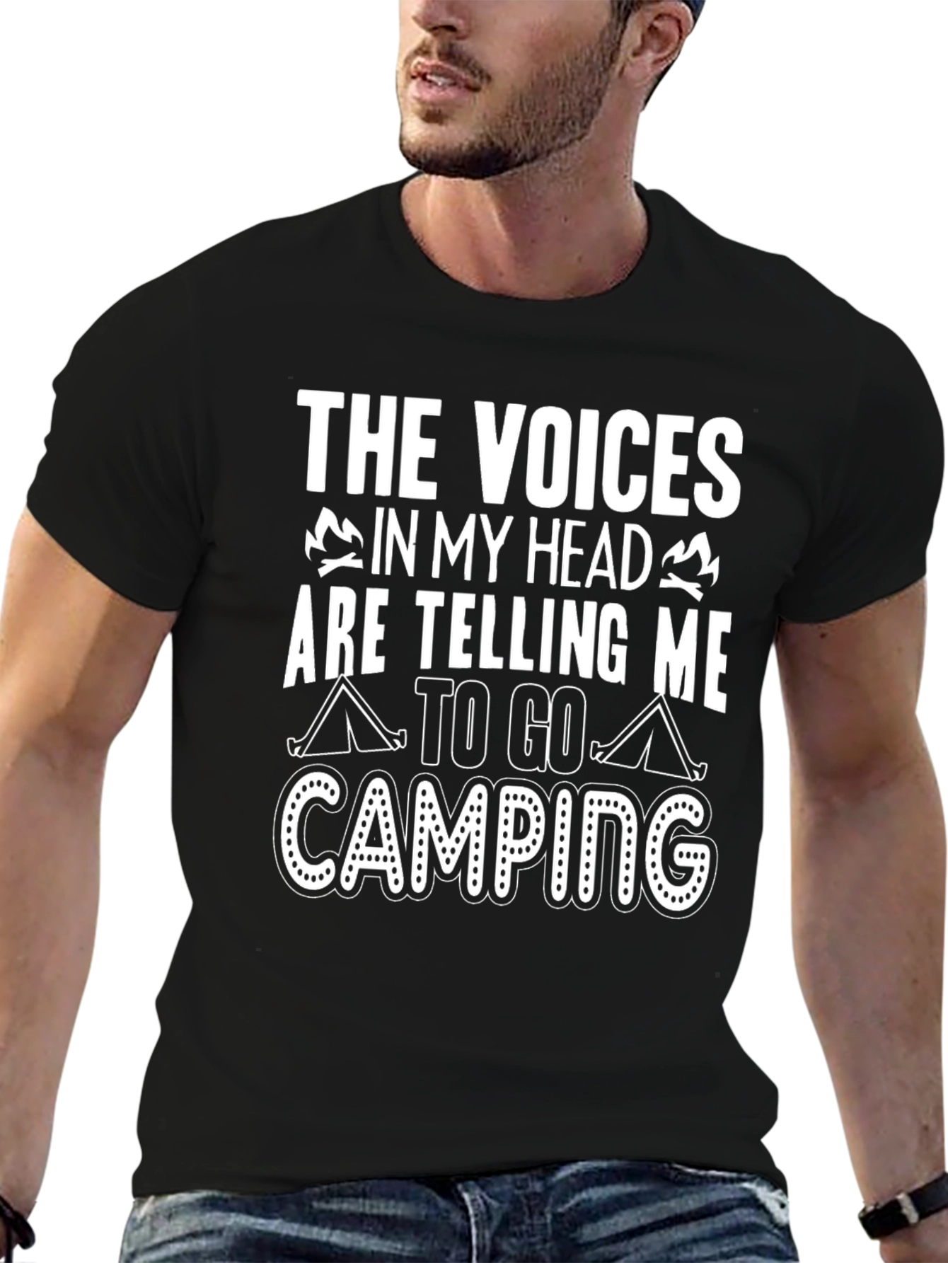 Camping T-Shirt - The Voices In My Head Tee