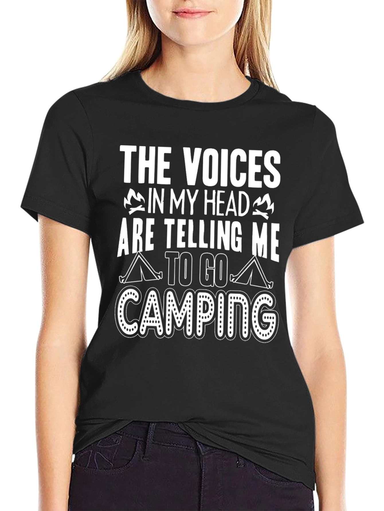 Camping T-Shirt - The Voices In My Head Tee