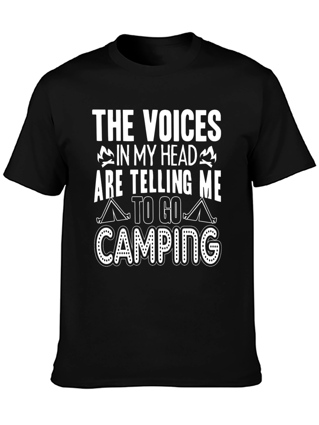 Camping T-Shirt - The Voices In My Head Tee