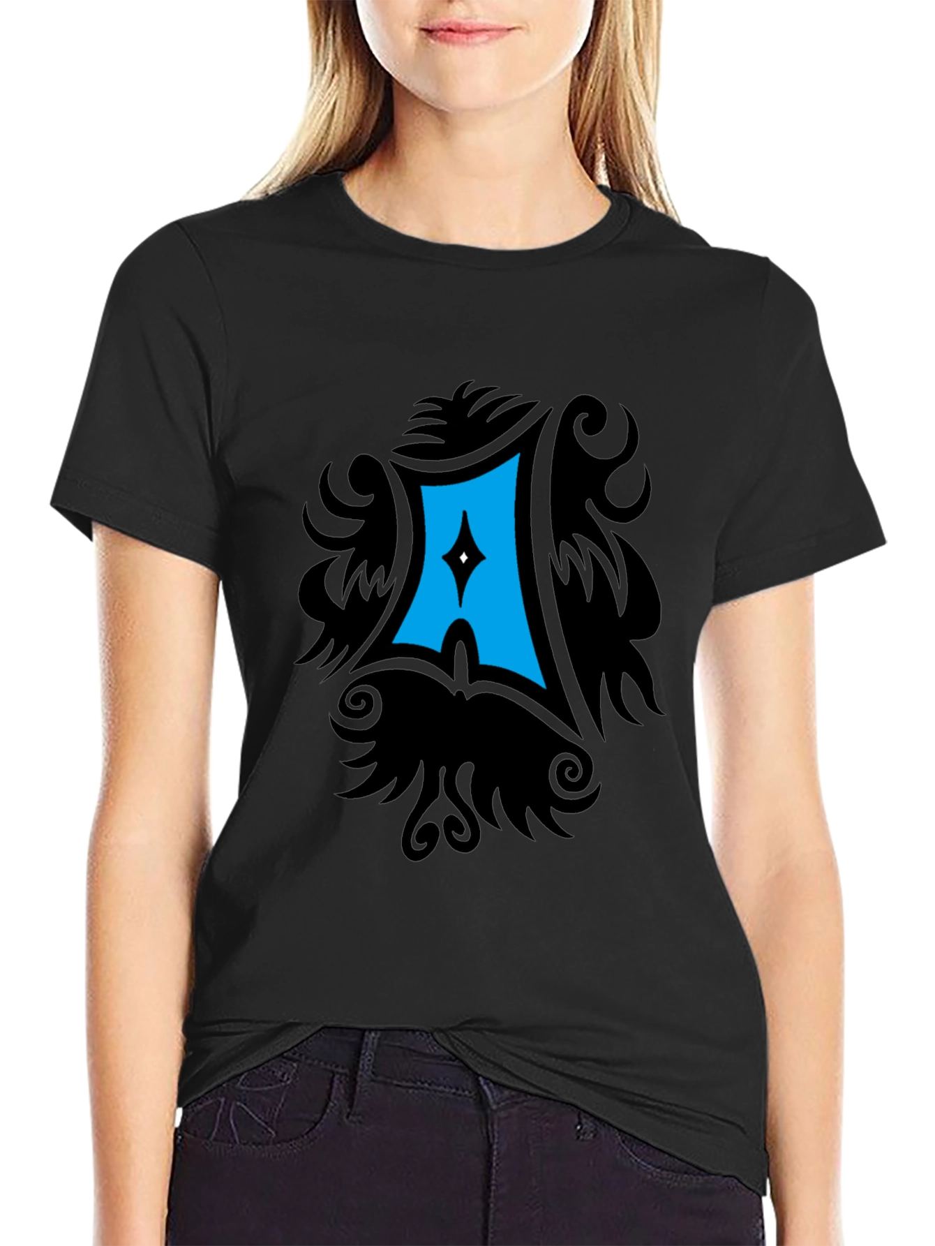 Tribal A T-Shirt - Unique Graphic Tee