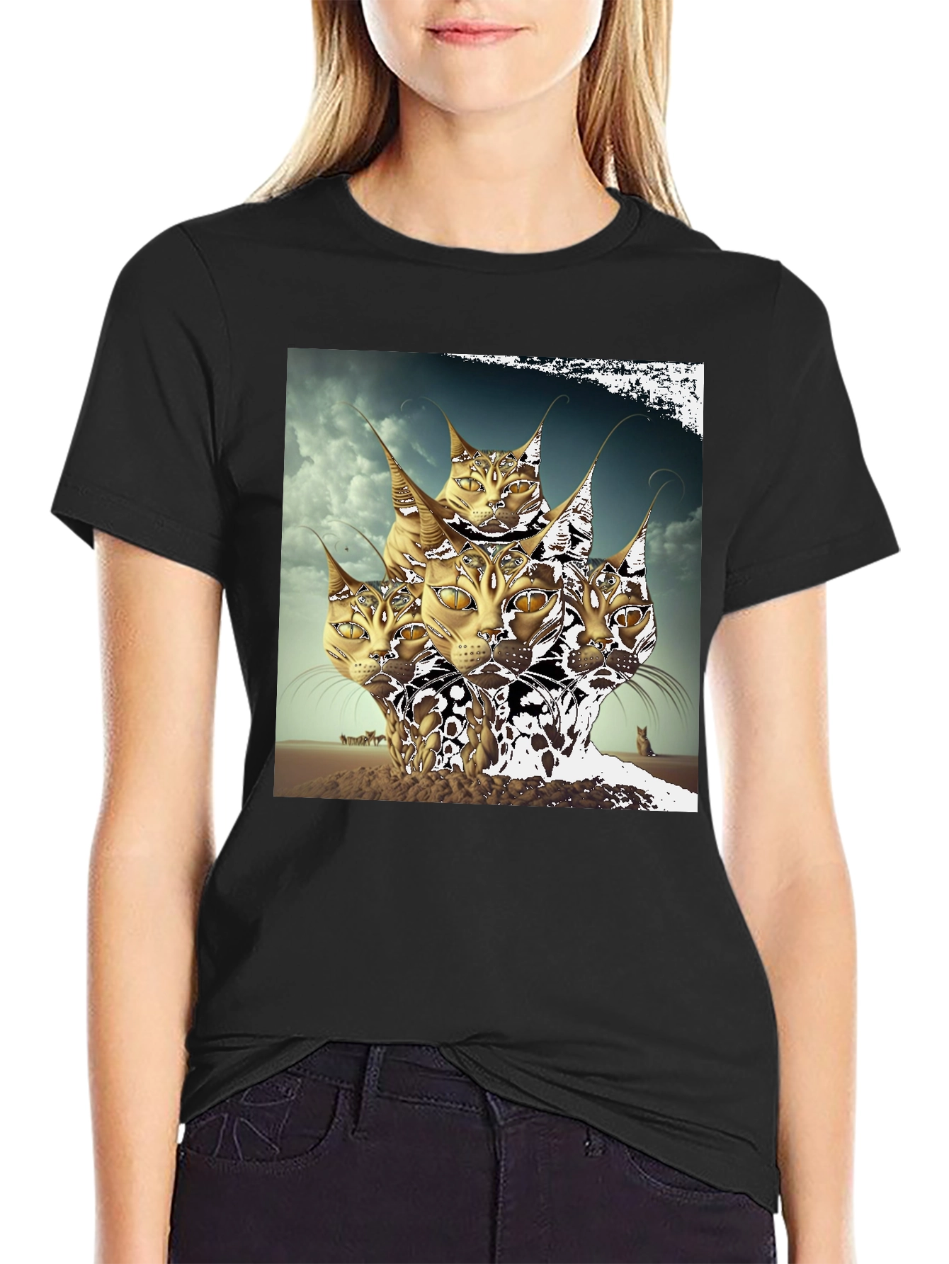 Mystic Cat Head T-Shirt