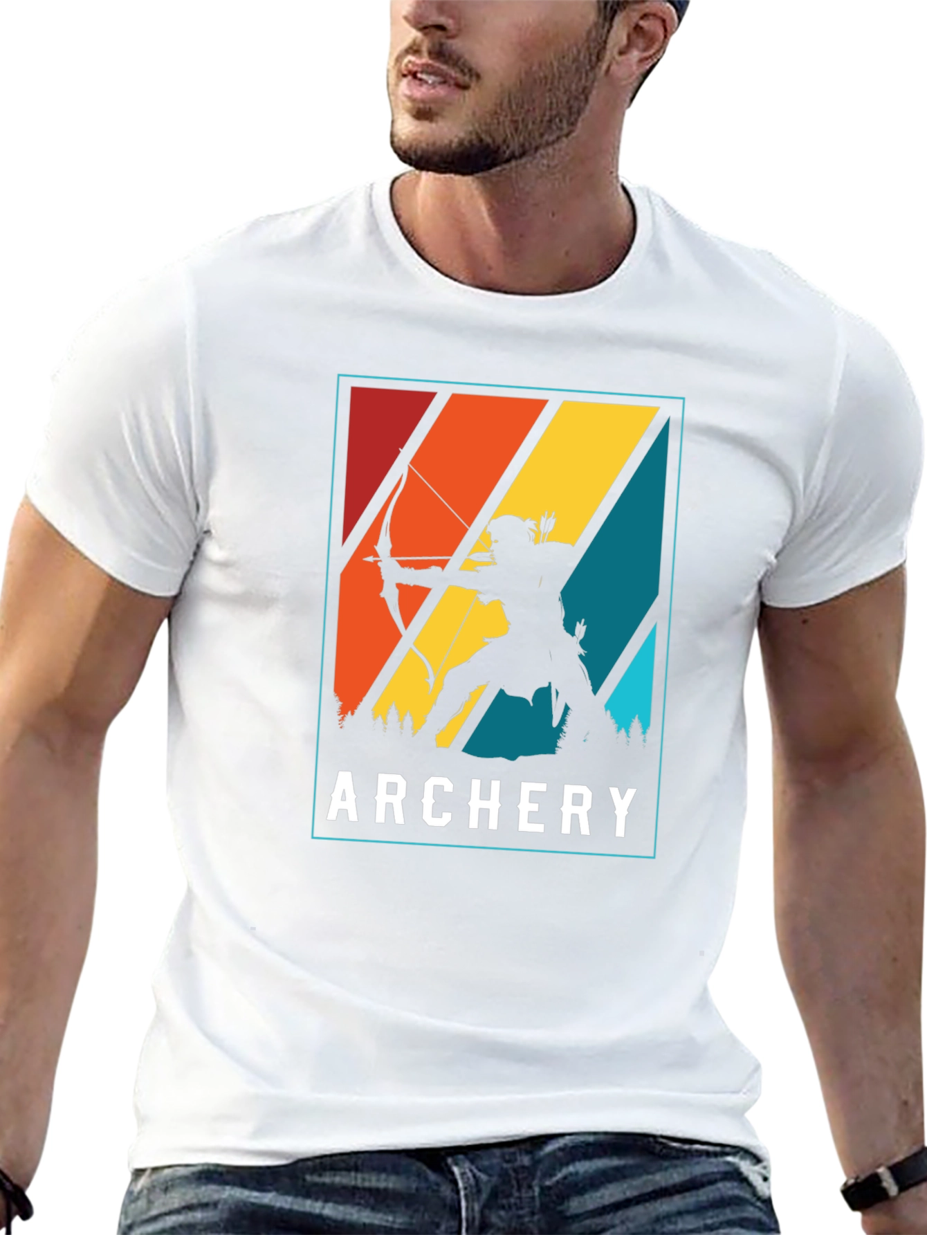 Archery T-Shirt: Retro Archer Design