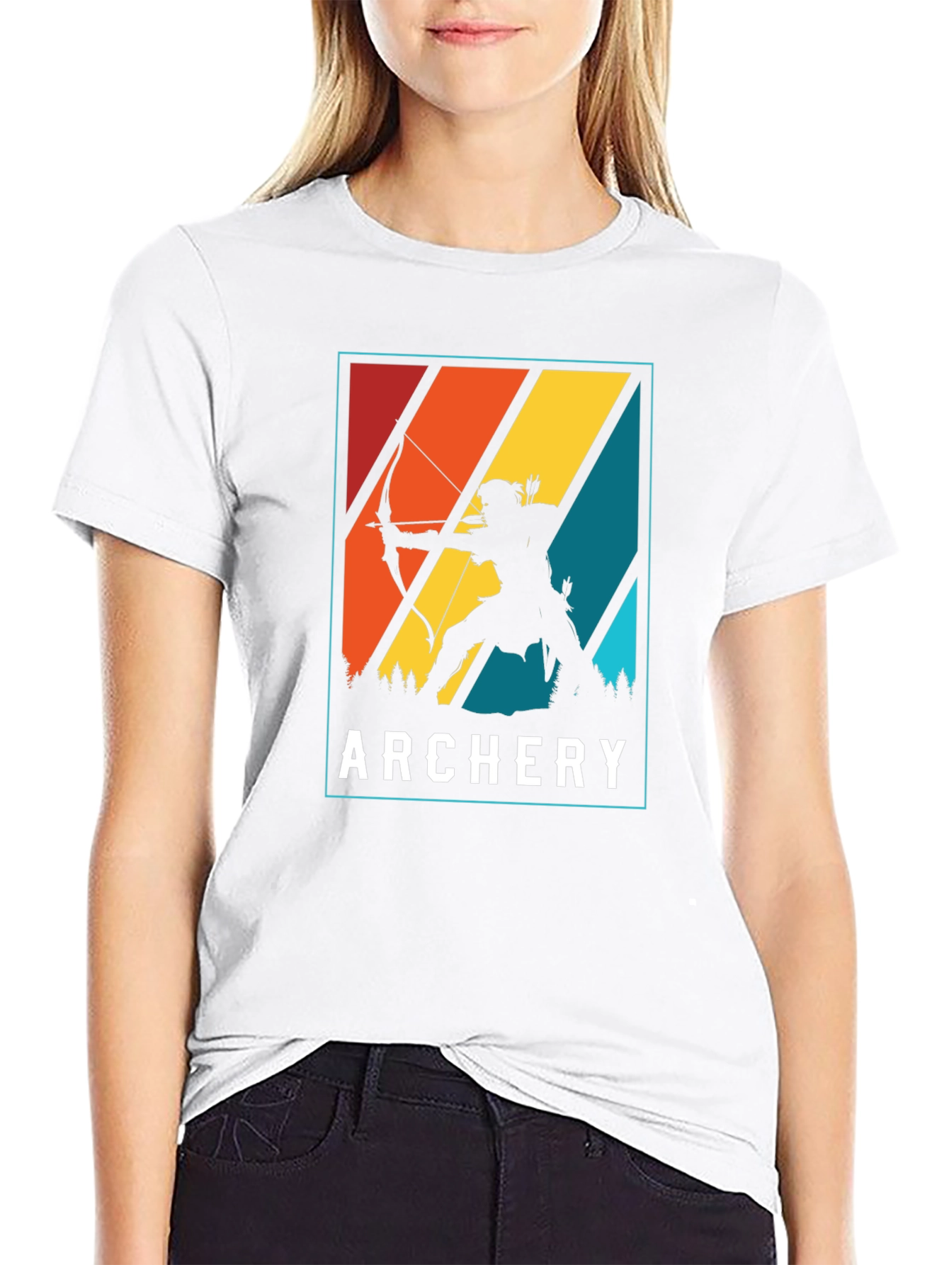 Archery T-Shirt: Retro Archer Design