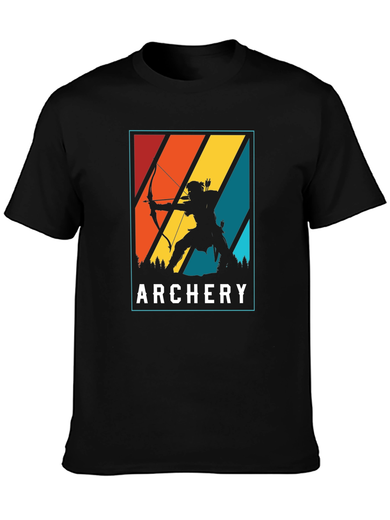 Archery T-Shirt: Retro Archer Design