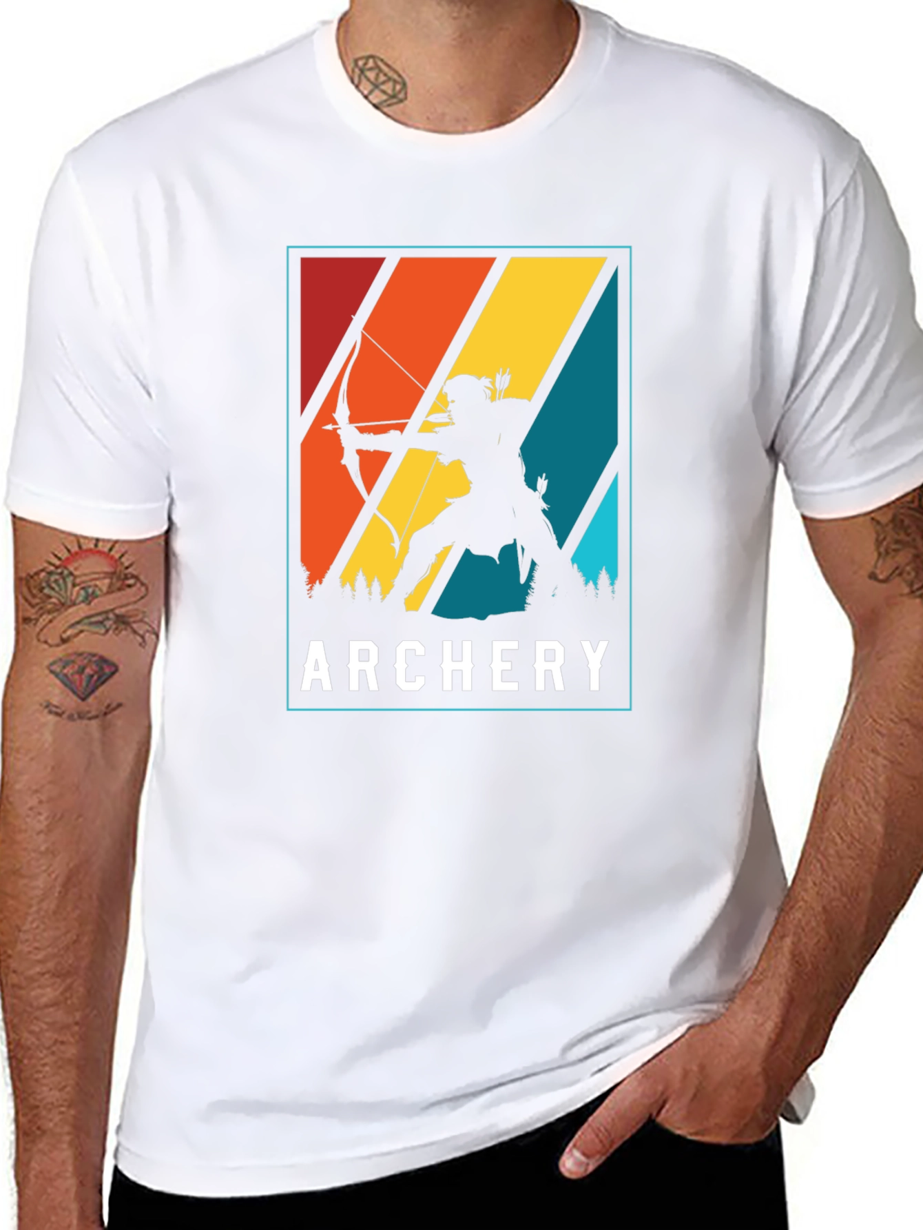 Archery T-Shirt: Retro Archer Design