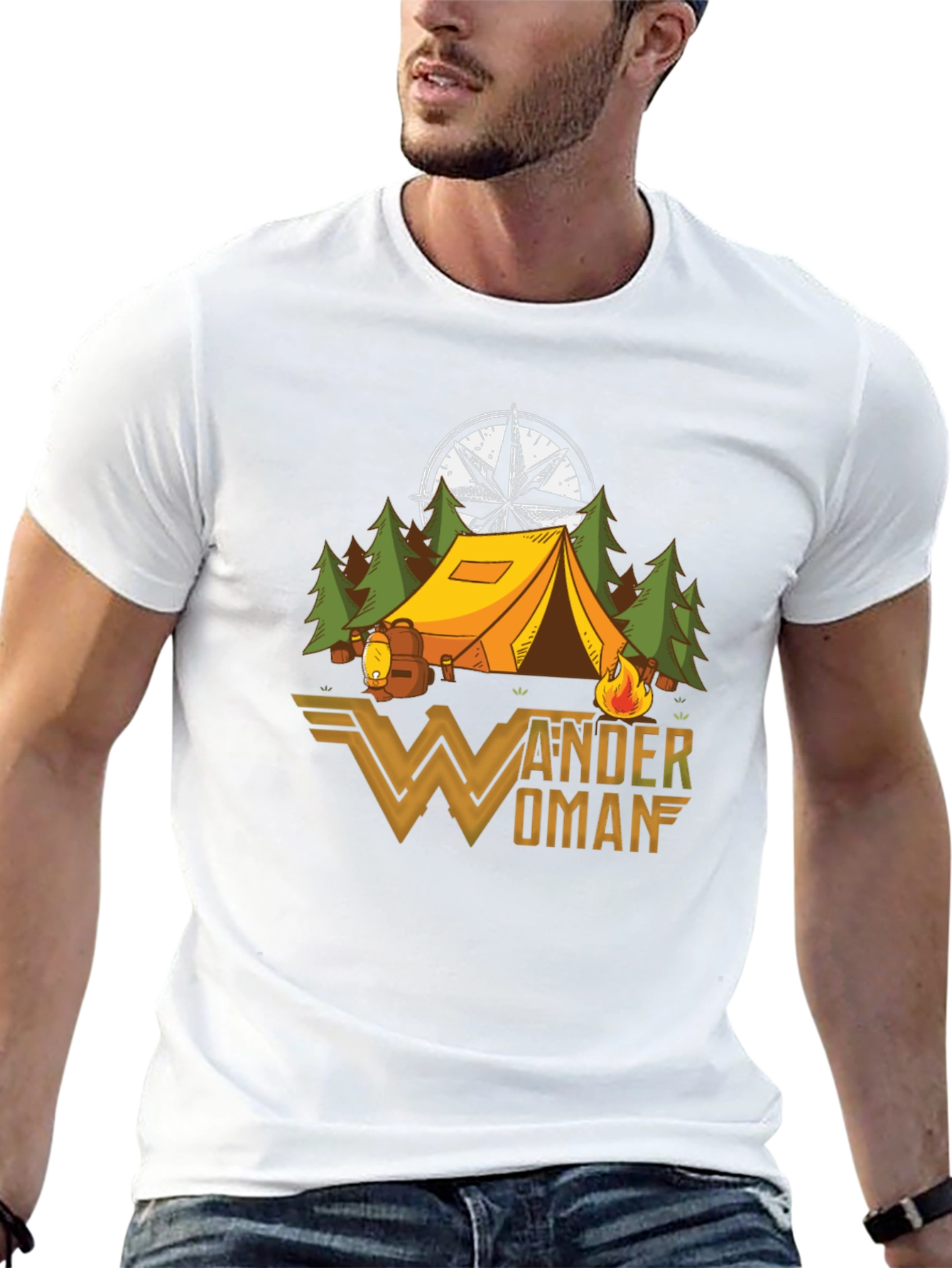 Wander Woman Camping Graphic T-Shirt