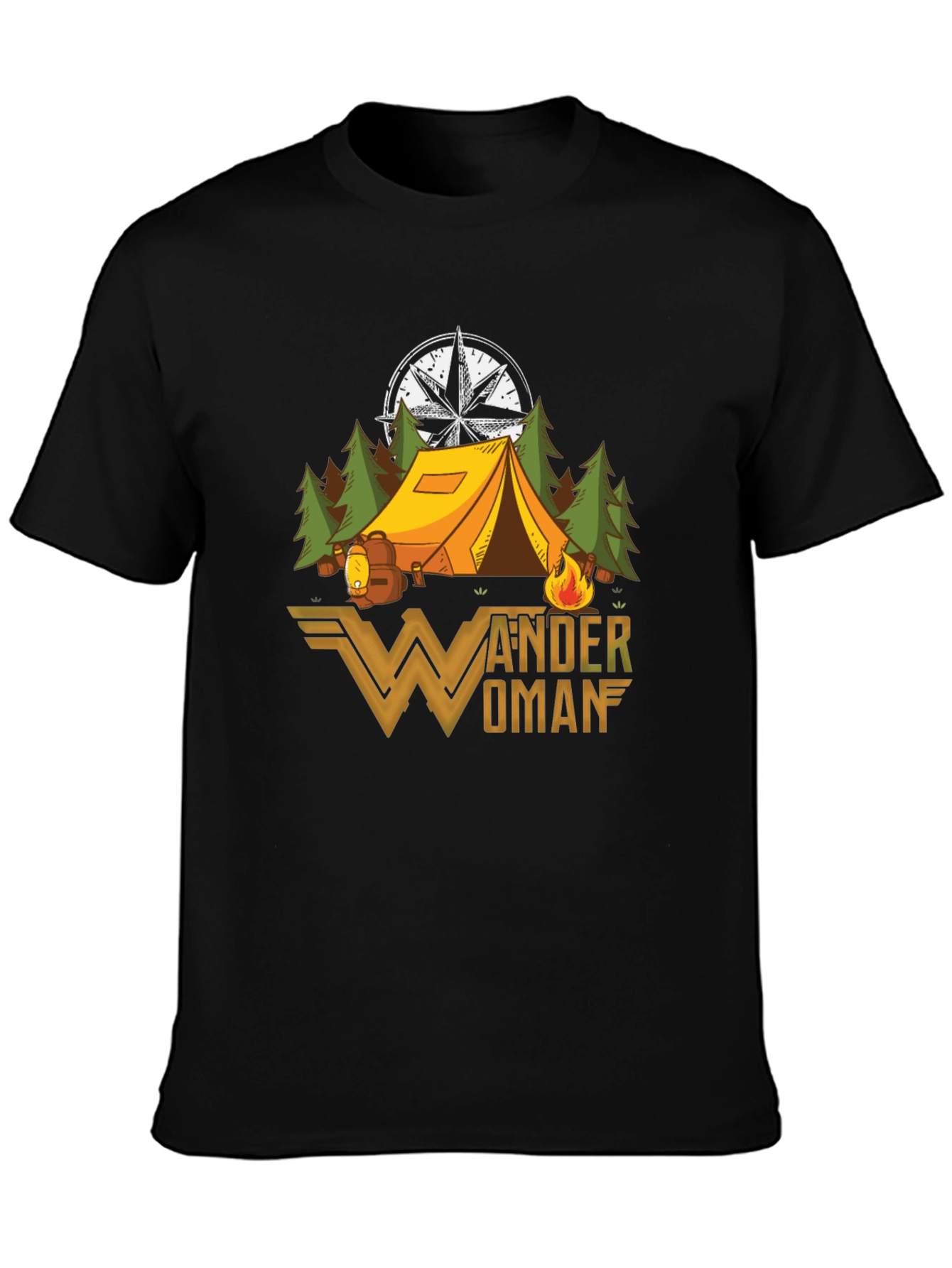 Wander Woman Camping Graphic T-Shirt