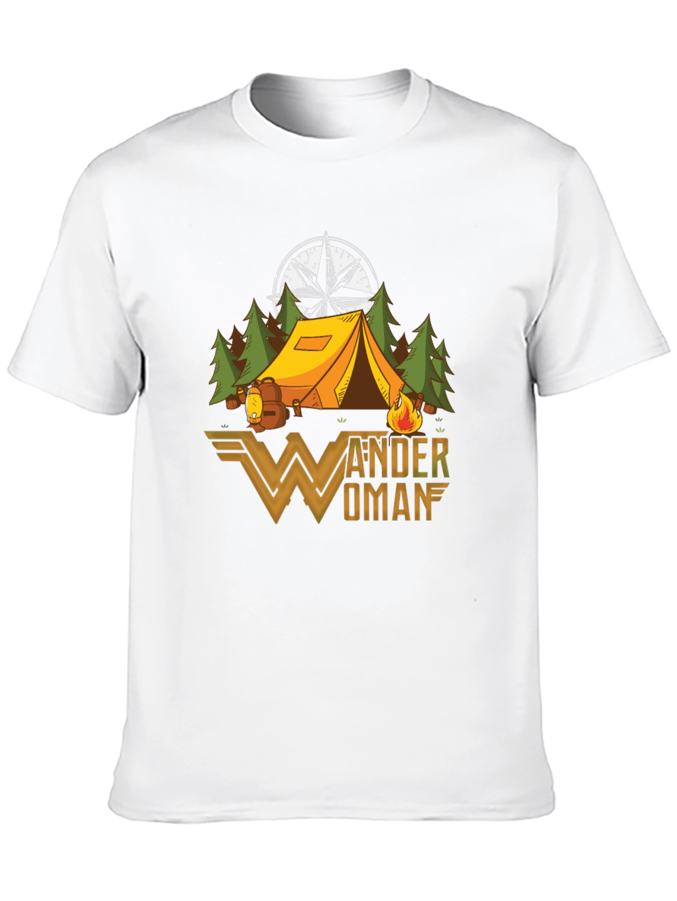 Wander Woman Camping Graphic T-Shirt