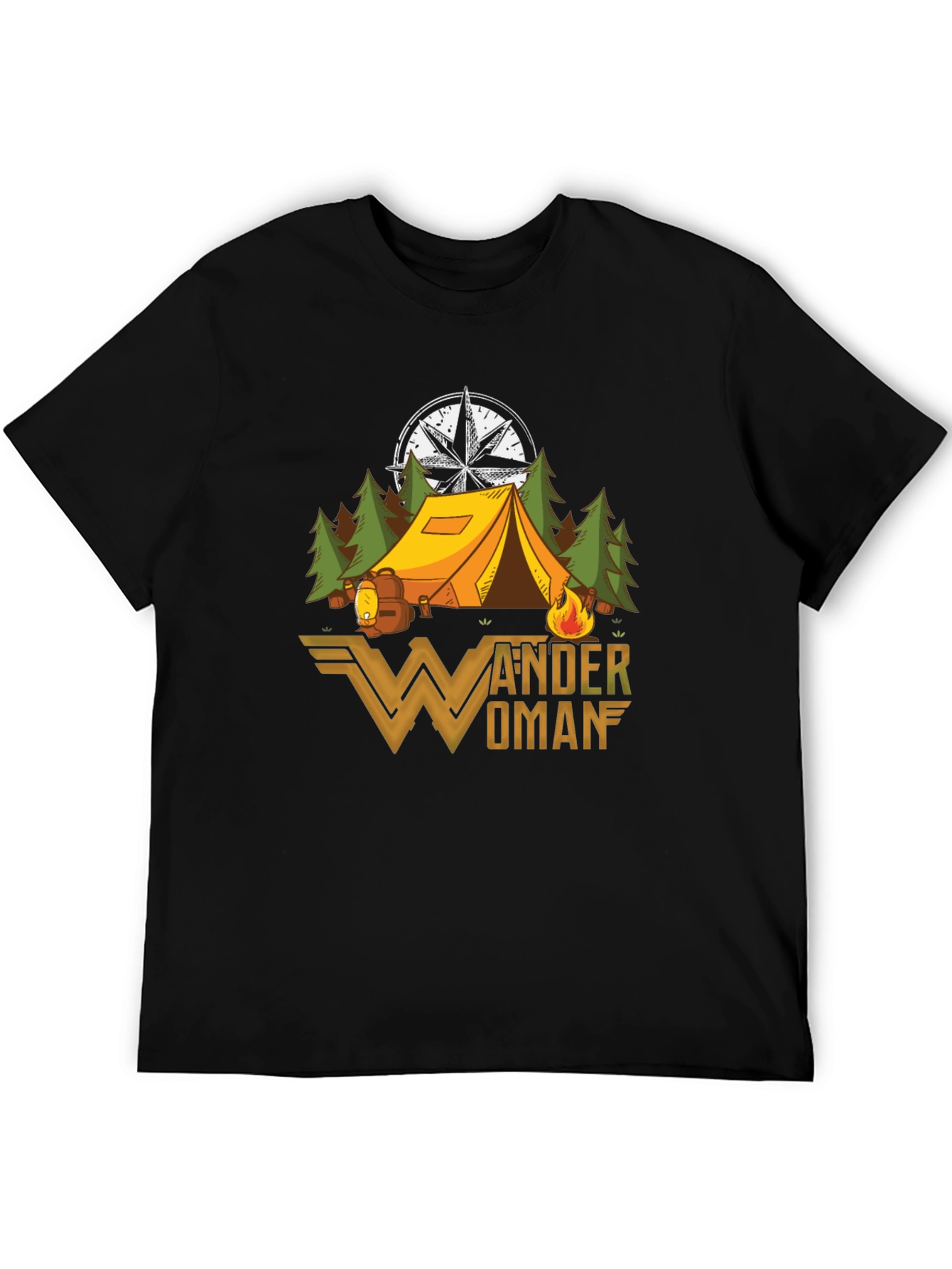 Wander Woman Camping Graphic T-Shirt