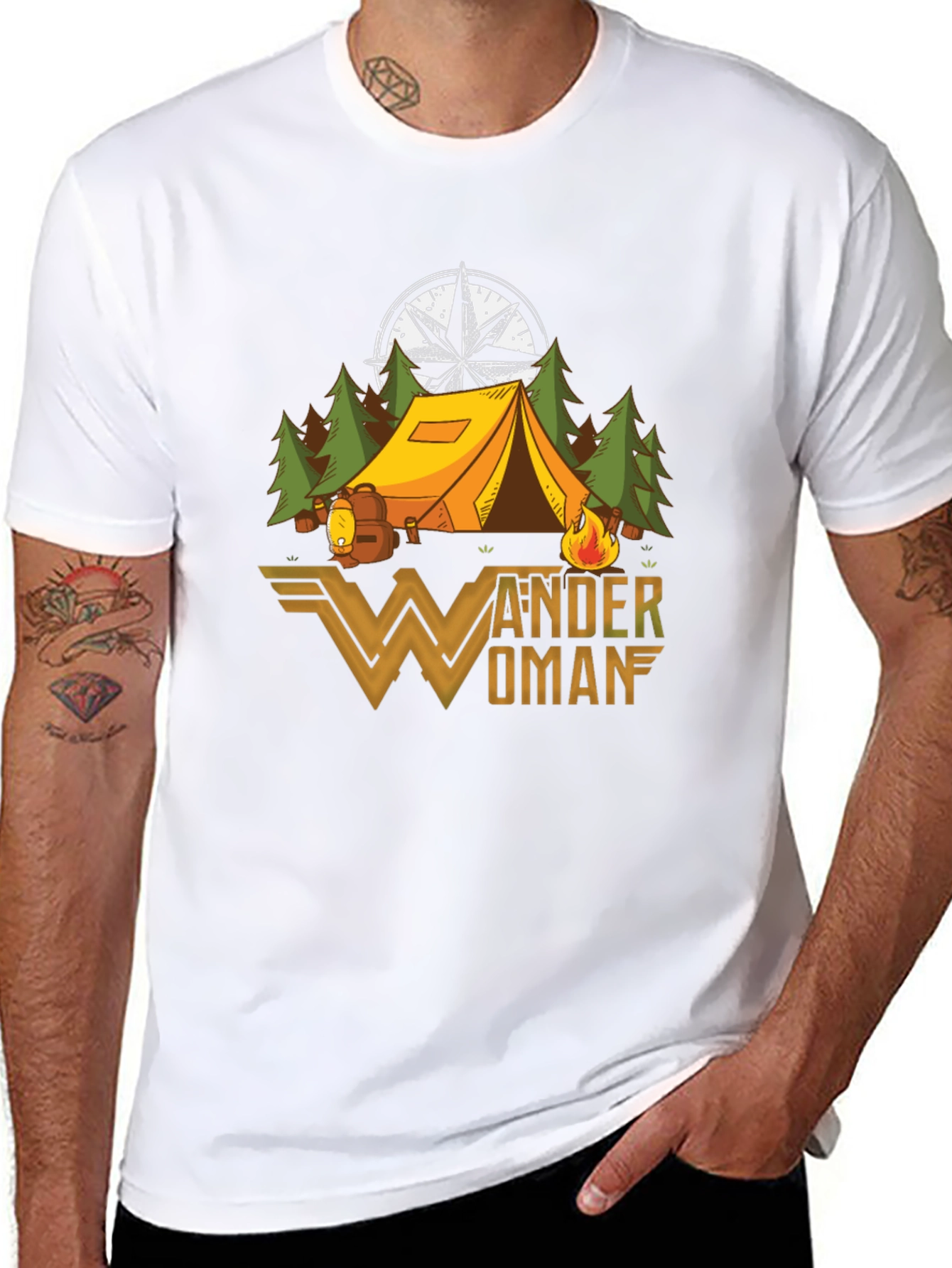 Wander Woman Camping Graphic T-Shirt