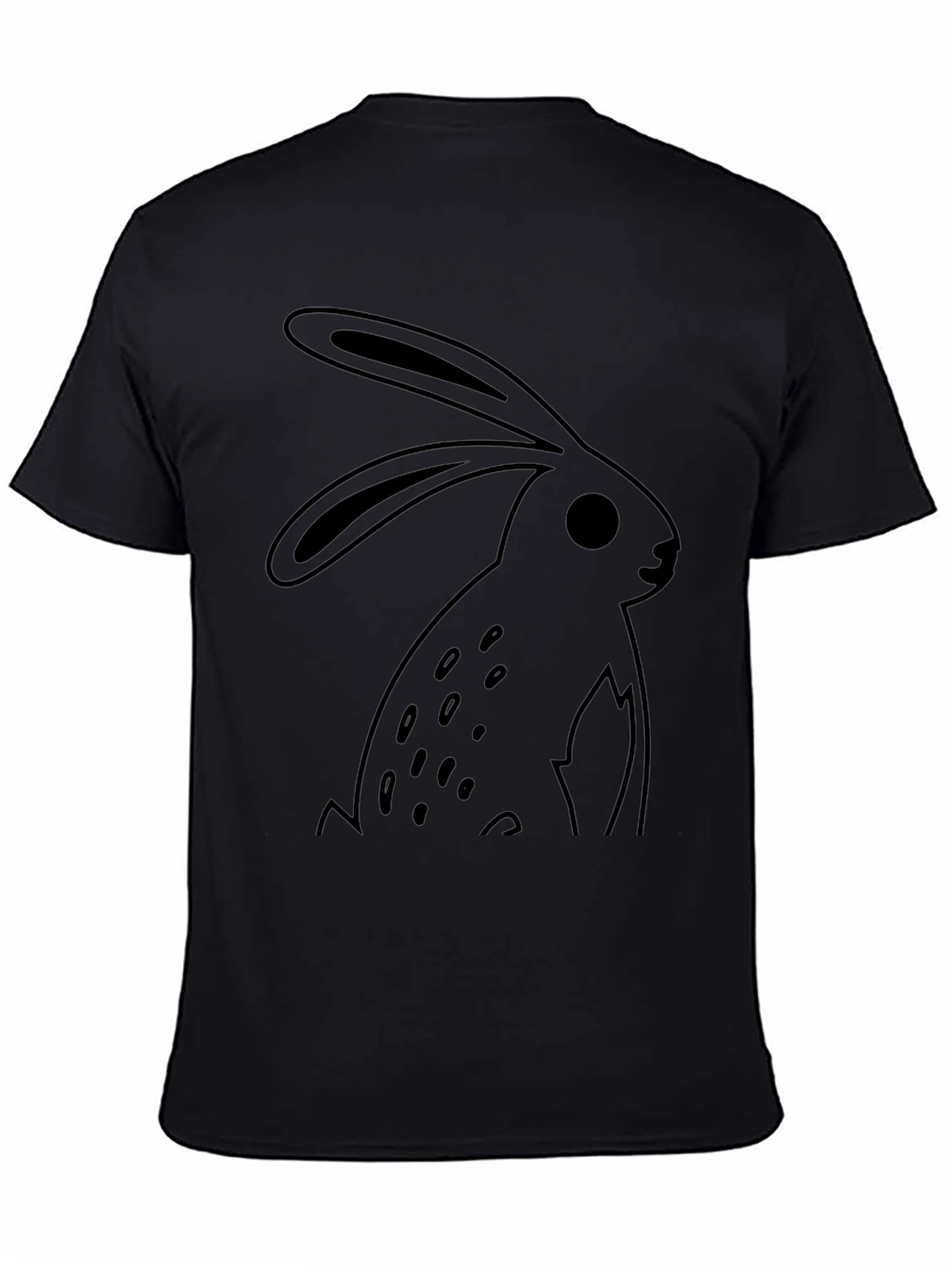 Black Bunny Graphic Tee