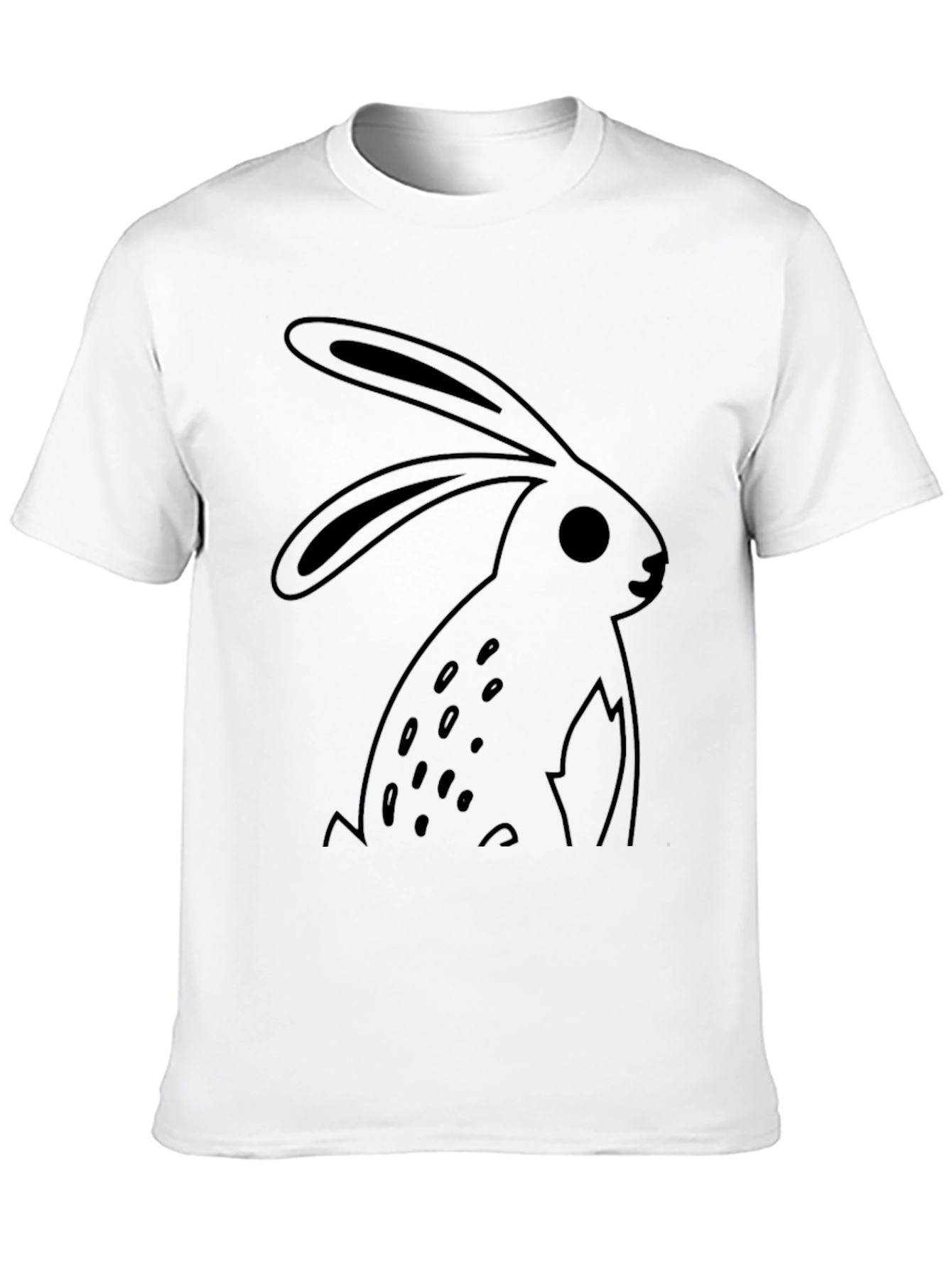 Black Bunny Graphic Tee