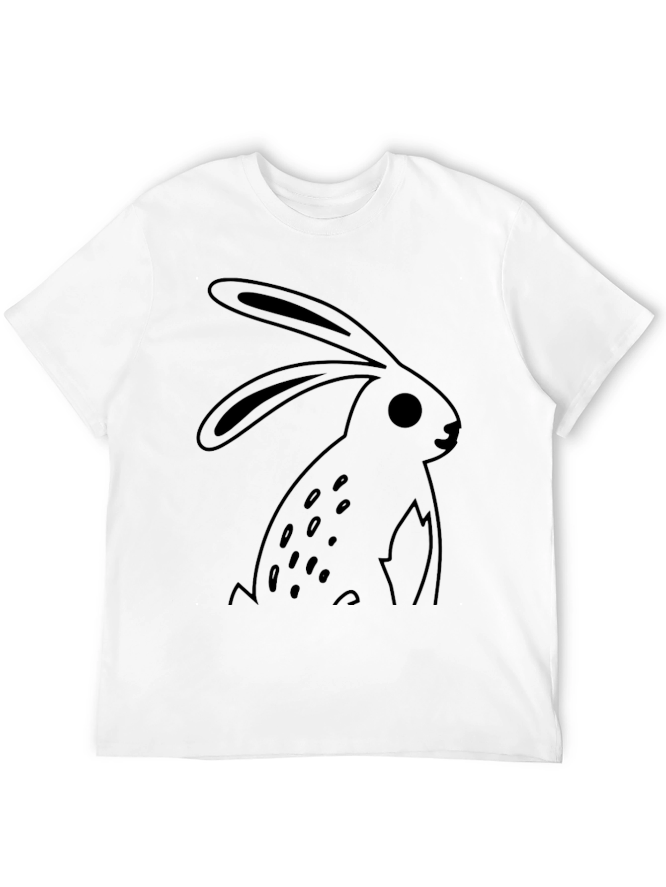 Black Bunny Graphic Tee