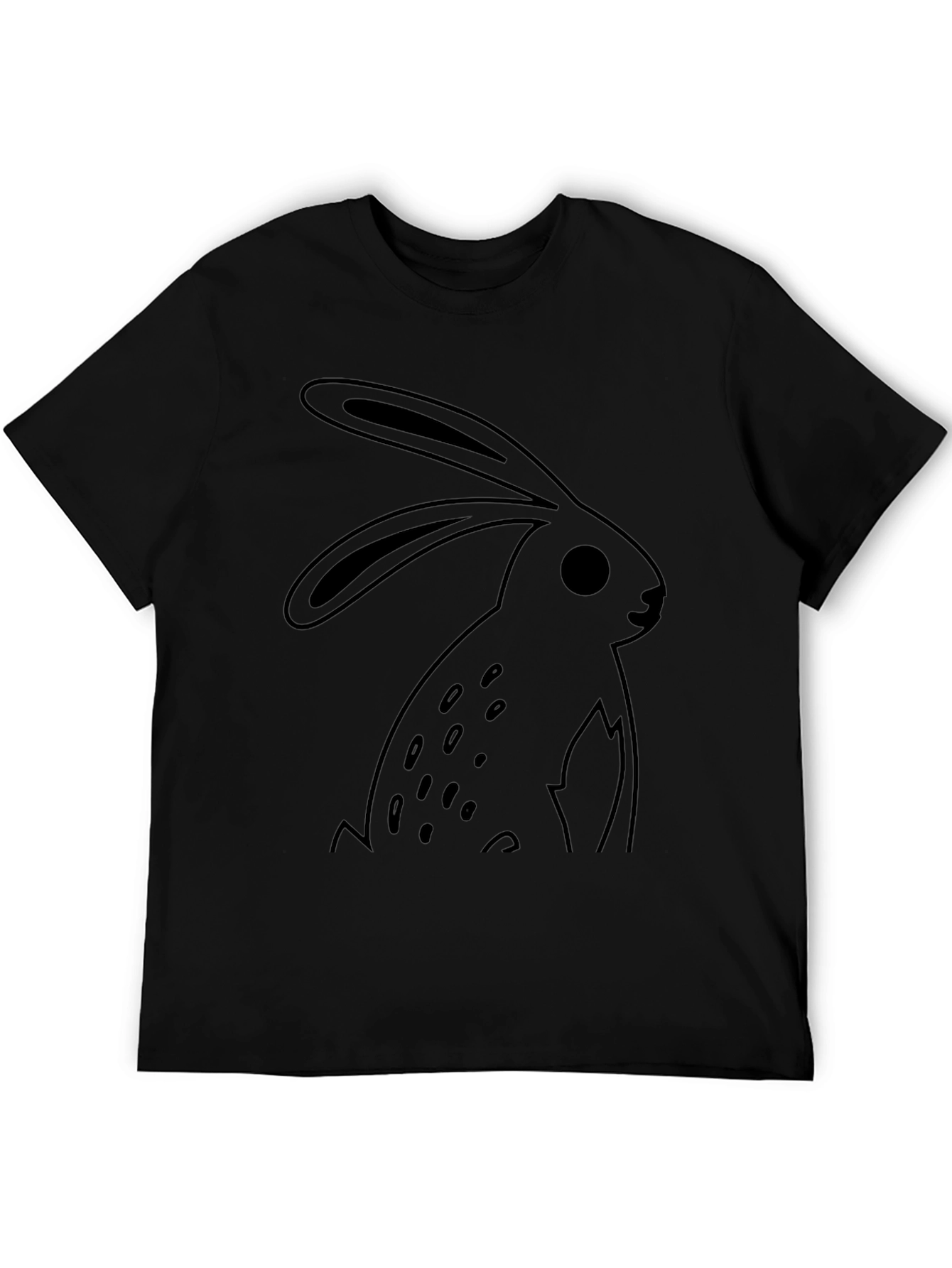 Black Bunny Graphic Tee