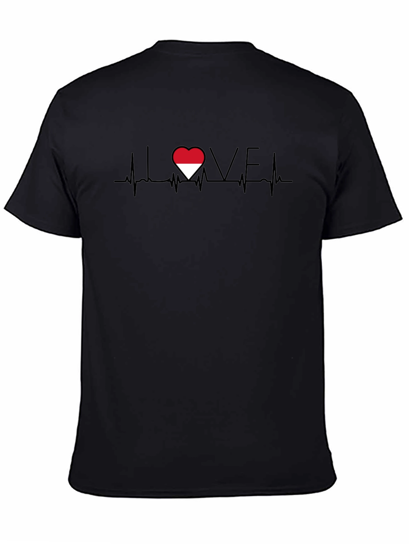 I Love Indonesia Heartbeat T-Shirt